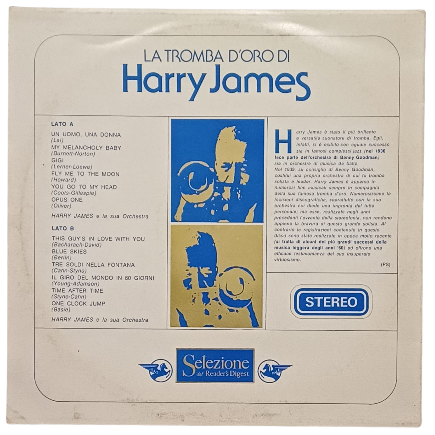 Harry James – La Tromba d'Oro di Harry James | LP – RDIS 76 | (VG+) TRV0128