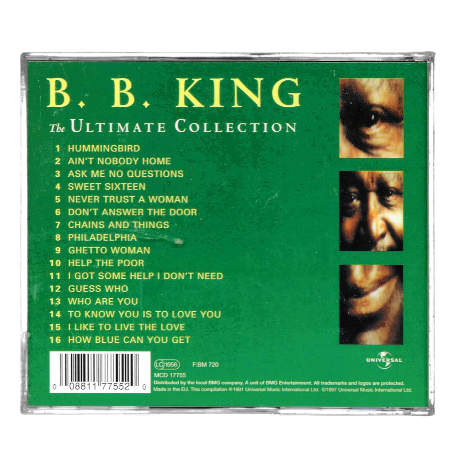 B.B. King -The Ultimate Collection - CD Album Blues - Ottime Condizioni - TR0101