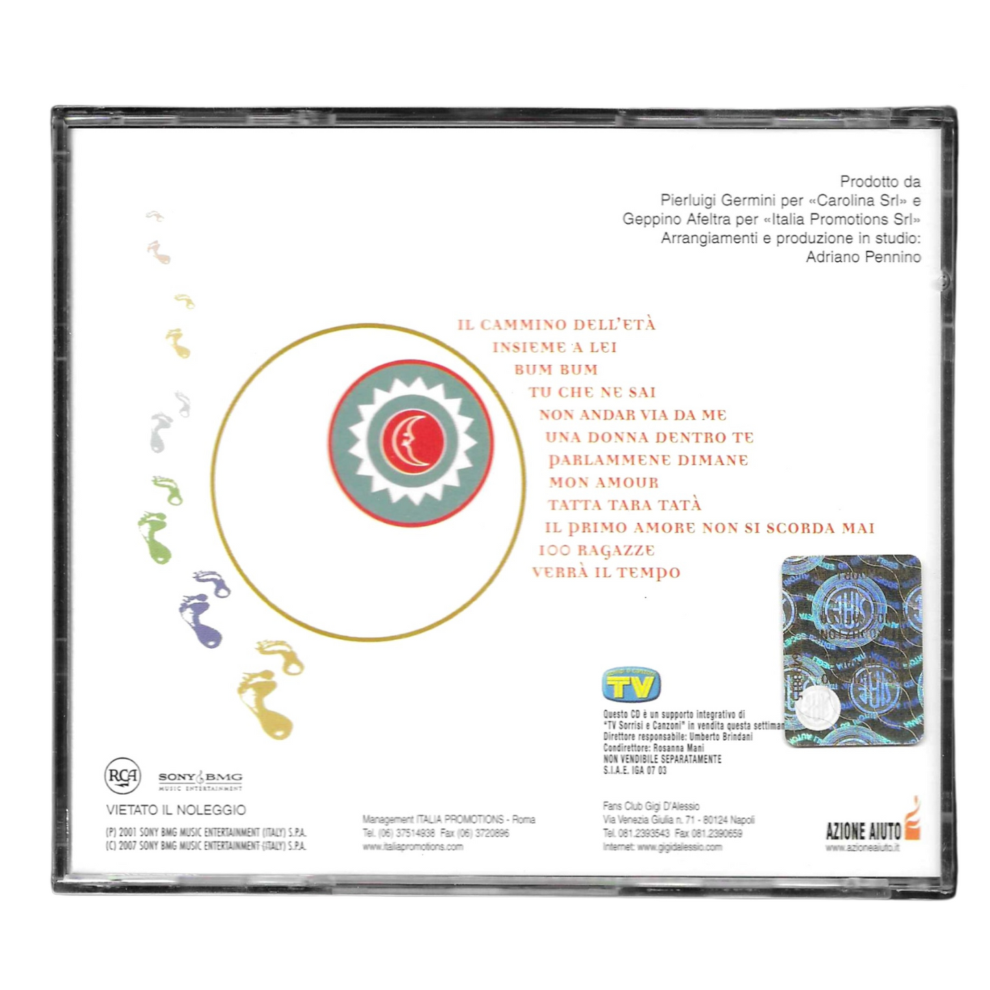 Gigi D'Alessio – Il Cammino dell'Età | CD EDITORIALE | COME NUOVO - TR0217