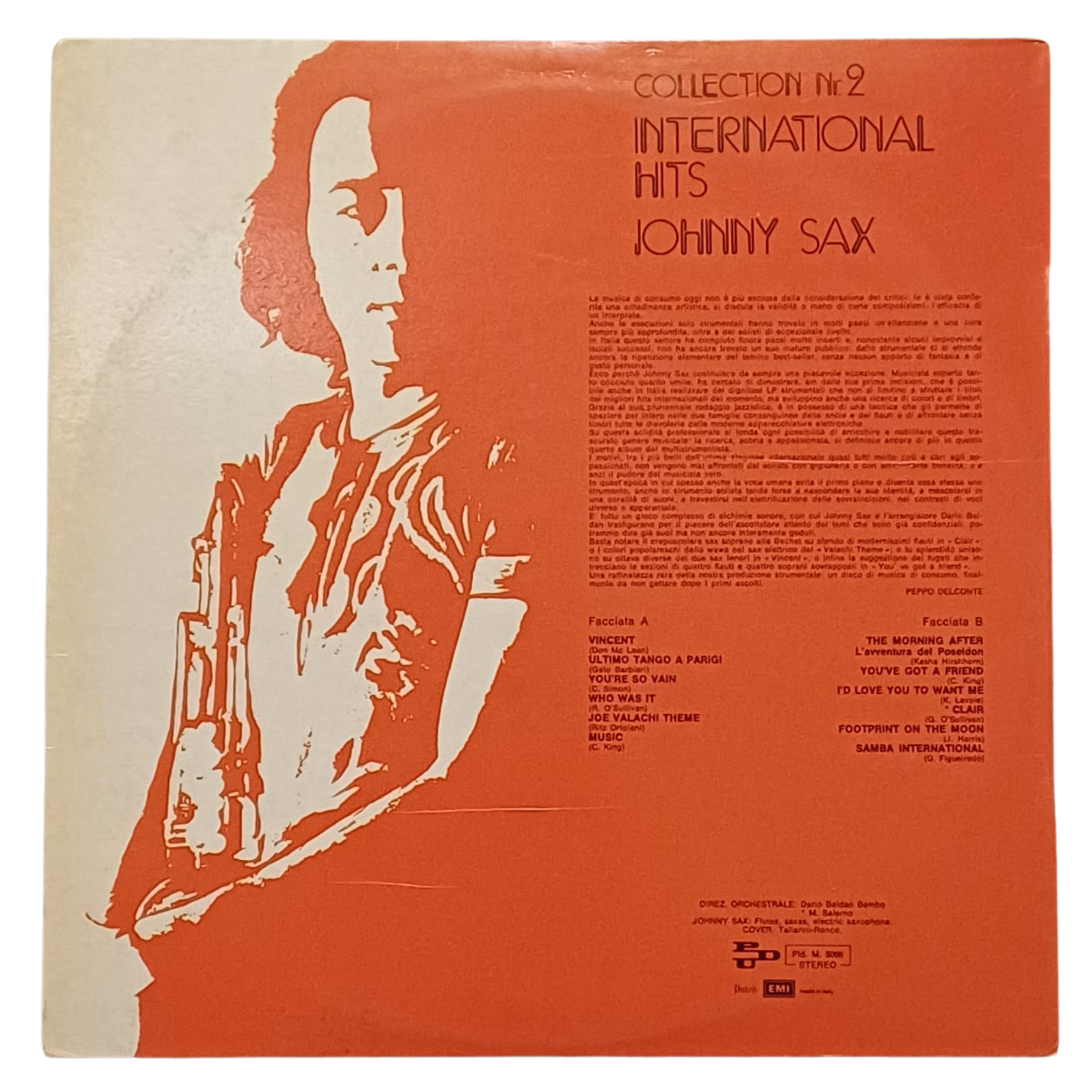 Johnny Sax – International Hits Collection nr. 2 | LP Pld. M.5066 | (VG) TRV0064