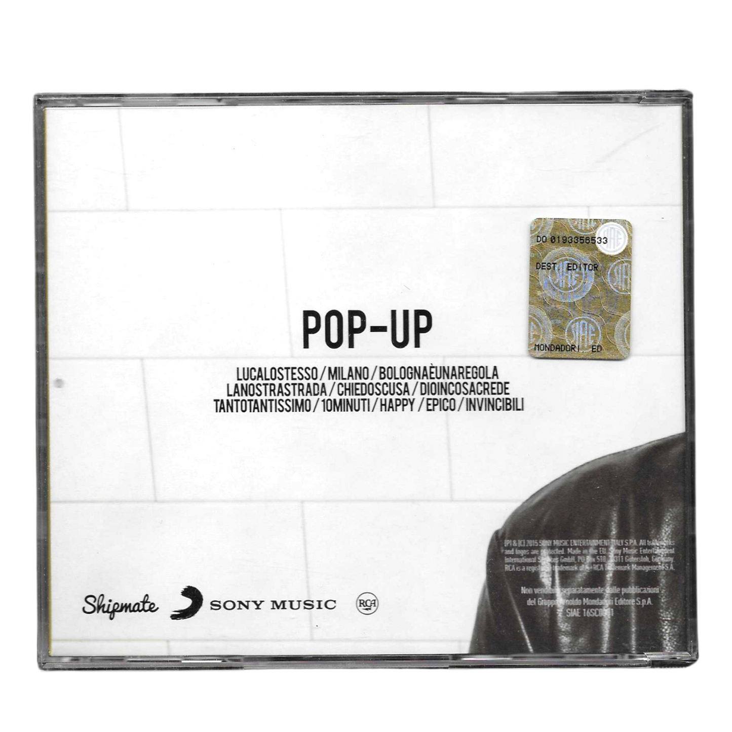 Luca Carboni – Pop-up | CD EDITORIALE | COME NUOVO - TR0208