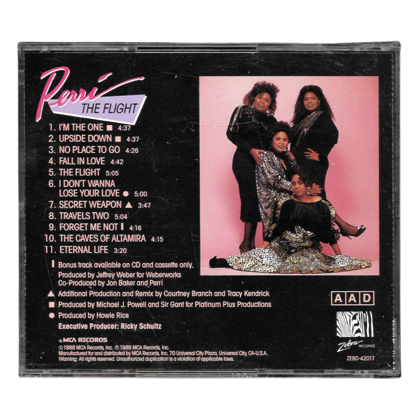 Perrí – The Flight | CD 1988 Zebra Records ZEBD-42017 | COME NUOVO-TR0235