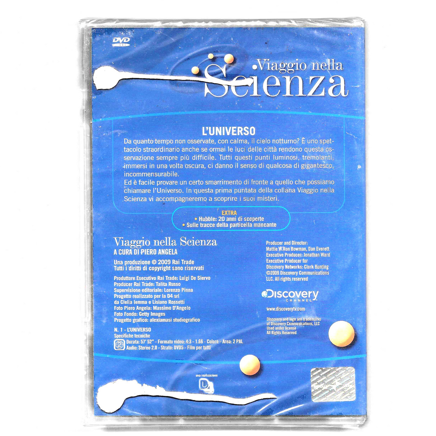 VIAGGIO NELLA SCIENZA - L'UNIVERSO - PIERO ANGELA- NUOVO - TRD0152