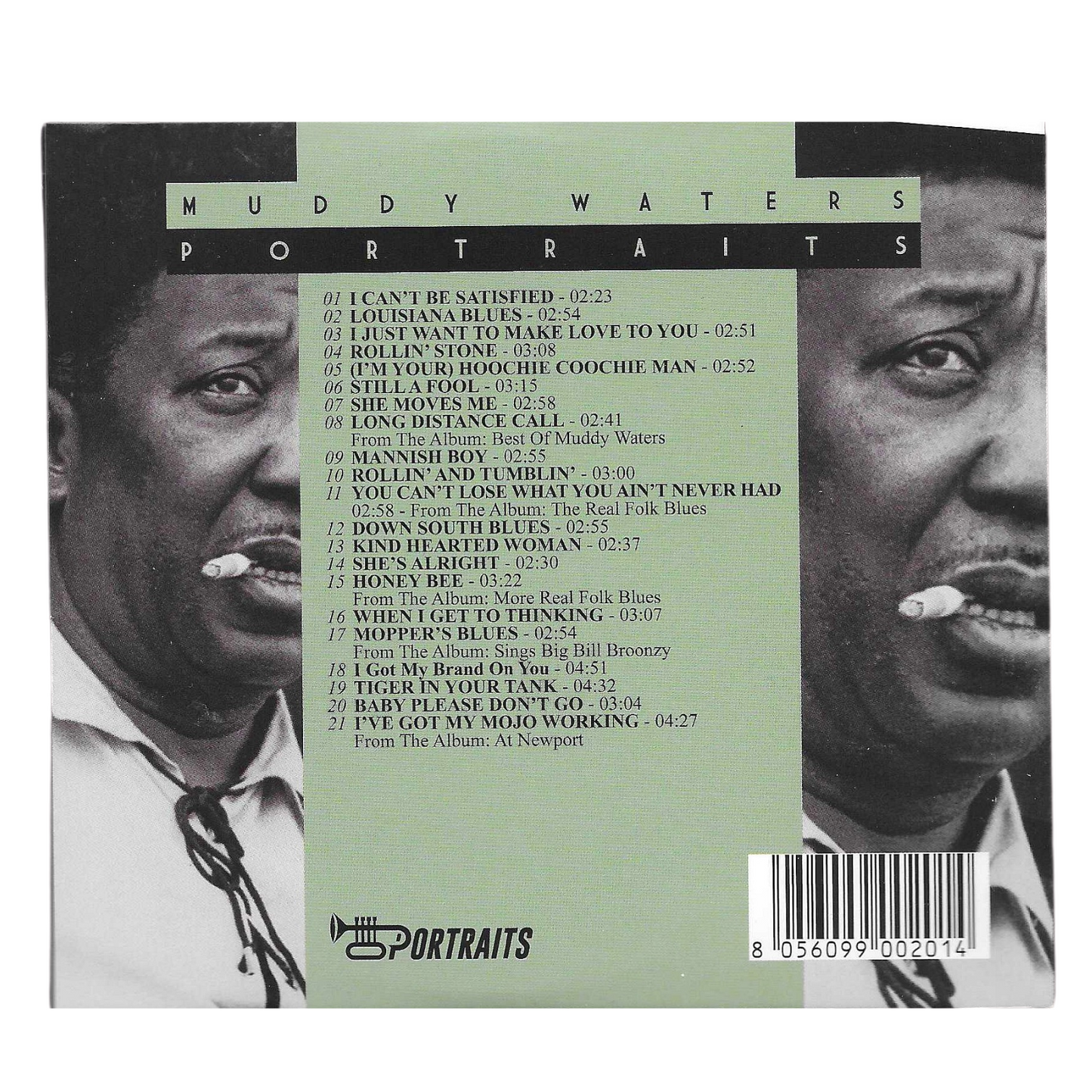 Muddy Waters – Portraits | CD Digipak Blues Leggendario | COME NUOVO-TR0279