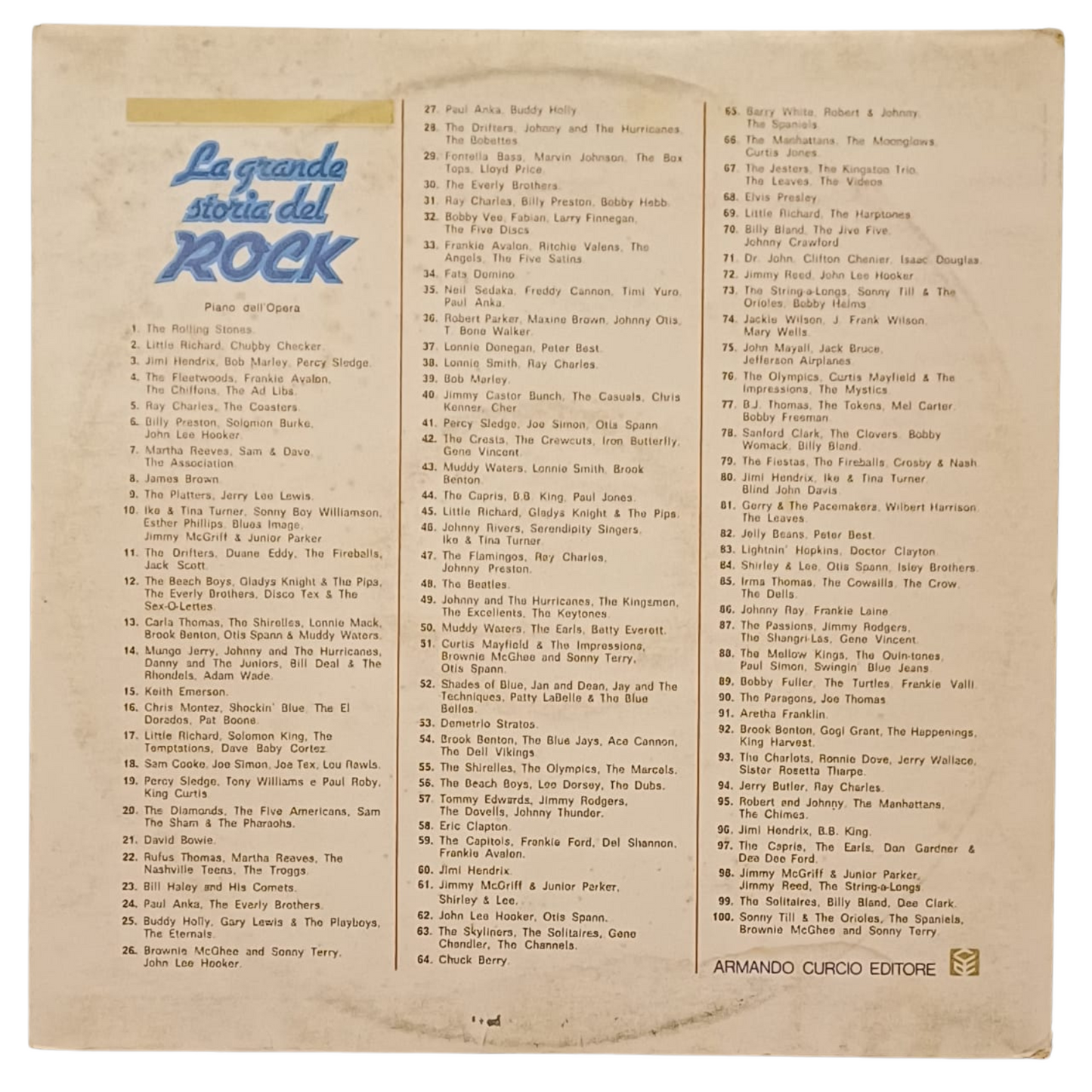 La Grande Storia Del Rock Vol.6-Billy Preston/Solomon Burke.. | LP 1981 |TRV0136