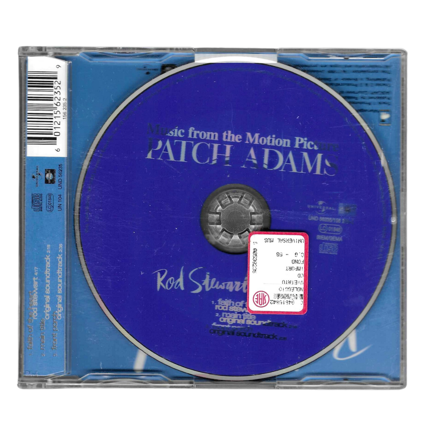 Rod Stewart - Faith of the Heart CD Singolo (1998) | Colonna Sonora "Patch Adams" | COME NUOVO - TR0064