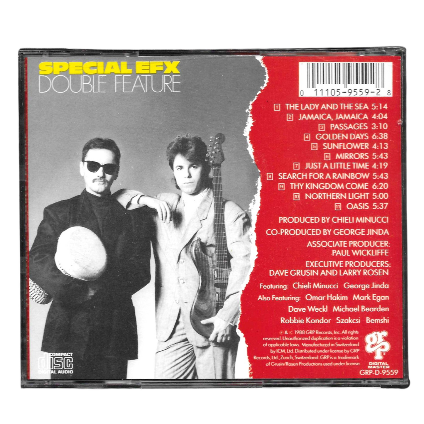 Special EFX – Double Feature | CD 1988 GRP-D-9559 | OTTIME CONDIZIONI-TR0232