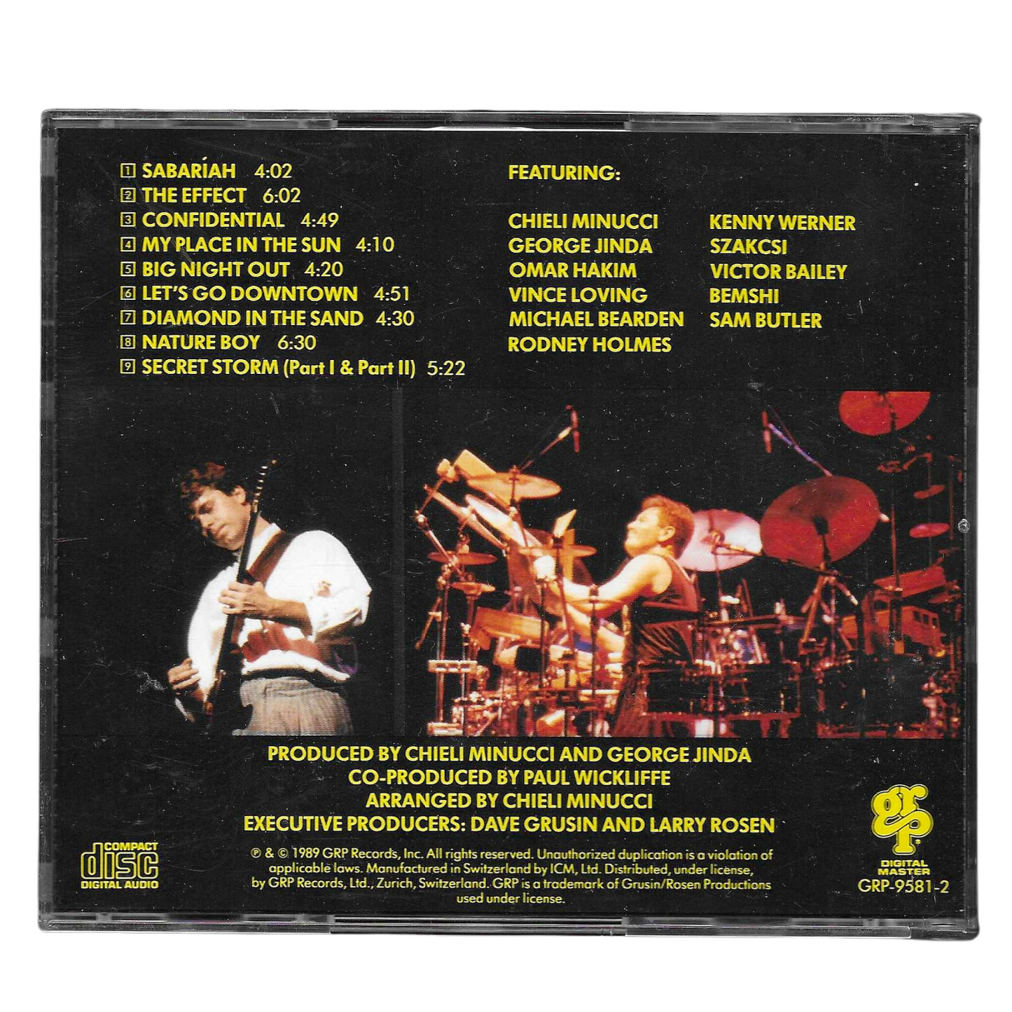 Special EFX – Confidential | CD 1989 | Smooth Jazz GRP-9581-2 | TR0282