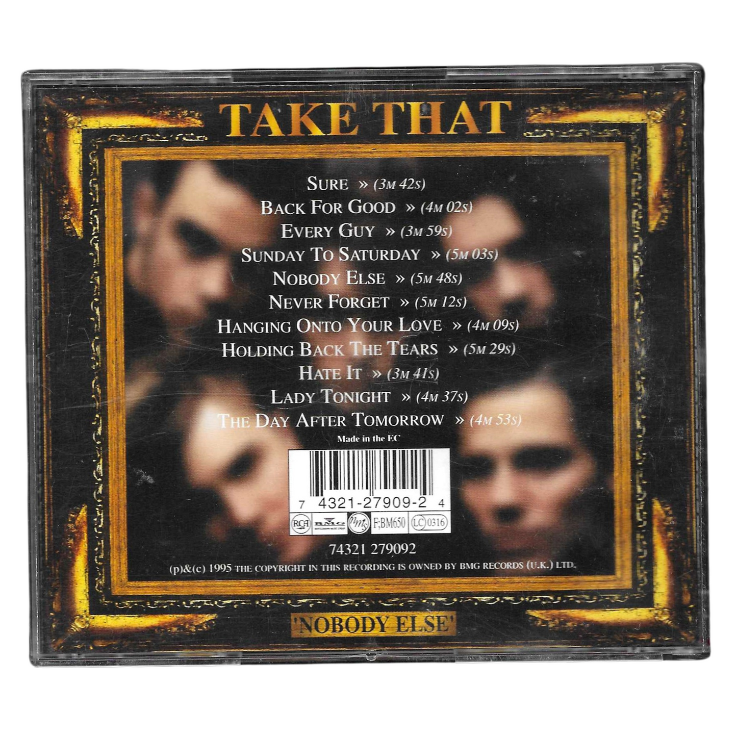 Take That – Nobody Else | CD 1995 Europe Europop | OTTIME CONDIZIONI - TR0296