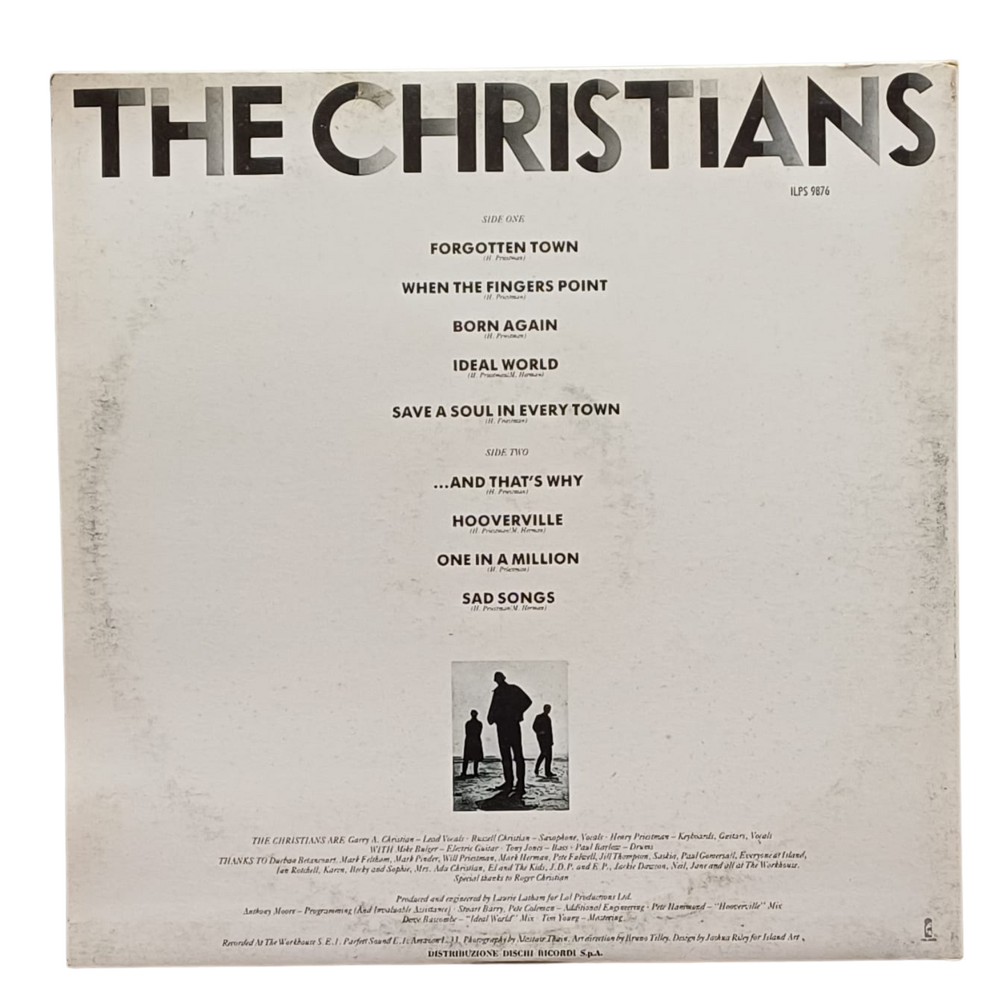 The Christians – The Christians | LP 33 Island Records–ILPS 9876 | OTTIME CONDIZIONI (VG+)TRV0046