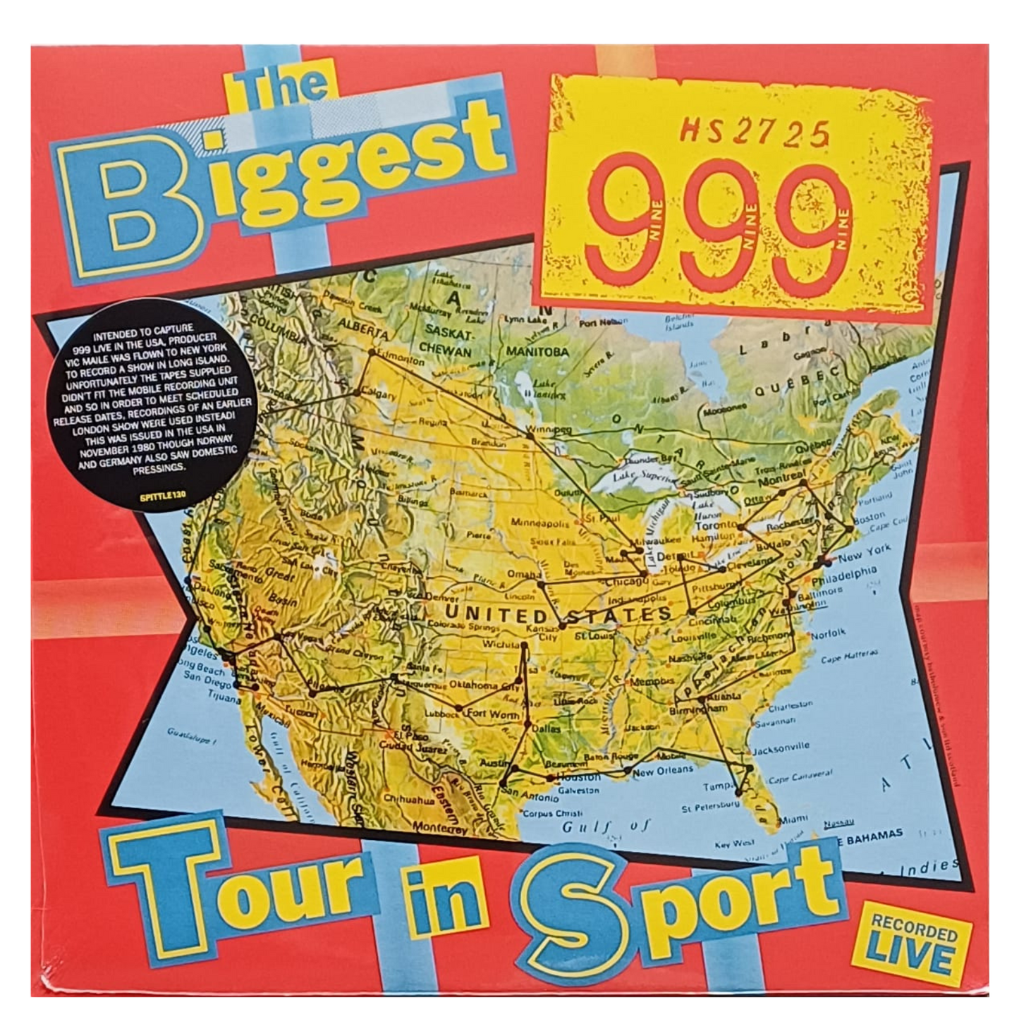 999 – The Biggest Tour In Sport | LP Reissue – SPITTLE130 | NUOVO - TRV0087