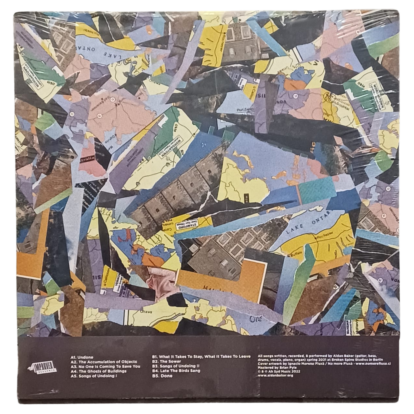 Aidan Baker – Songs Of Undoing | Limited Edition VINILE COLORE Blue | (M)TRV0092