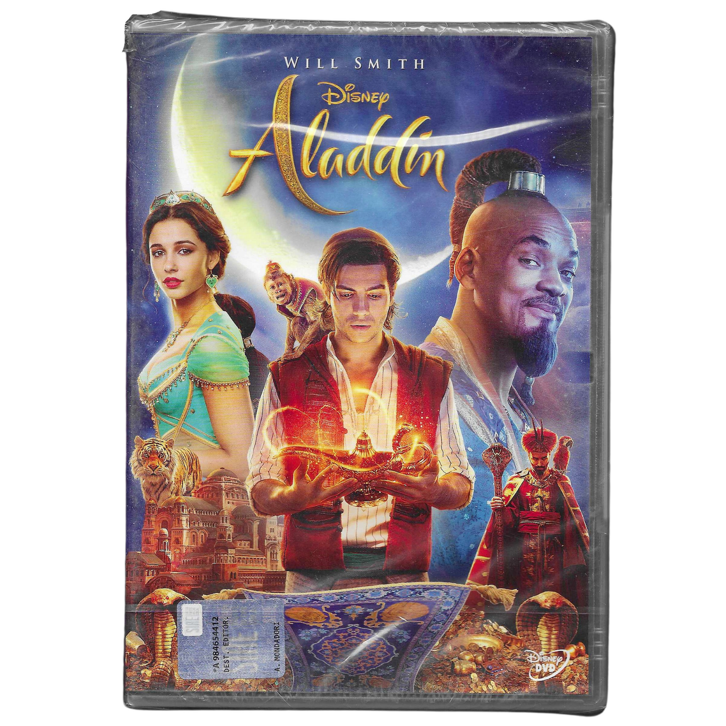 DVD Editoriale "Aladdin" (2019) - Live Action con Will Smith - NUOVO - TRD0039