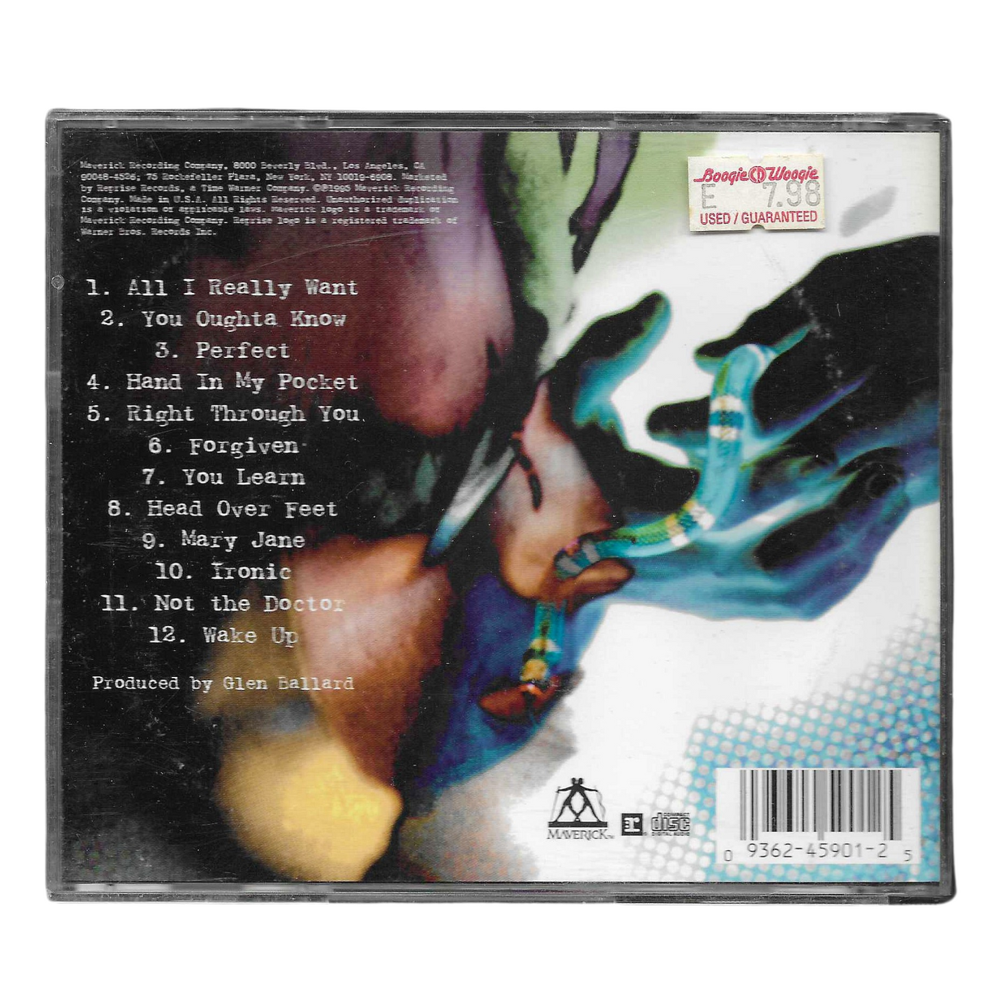 Alanis Morissette – Jagged Little Pill | CD Maverick  | Ottime Condizioni-TR0223