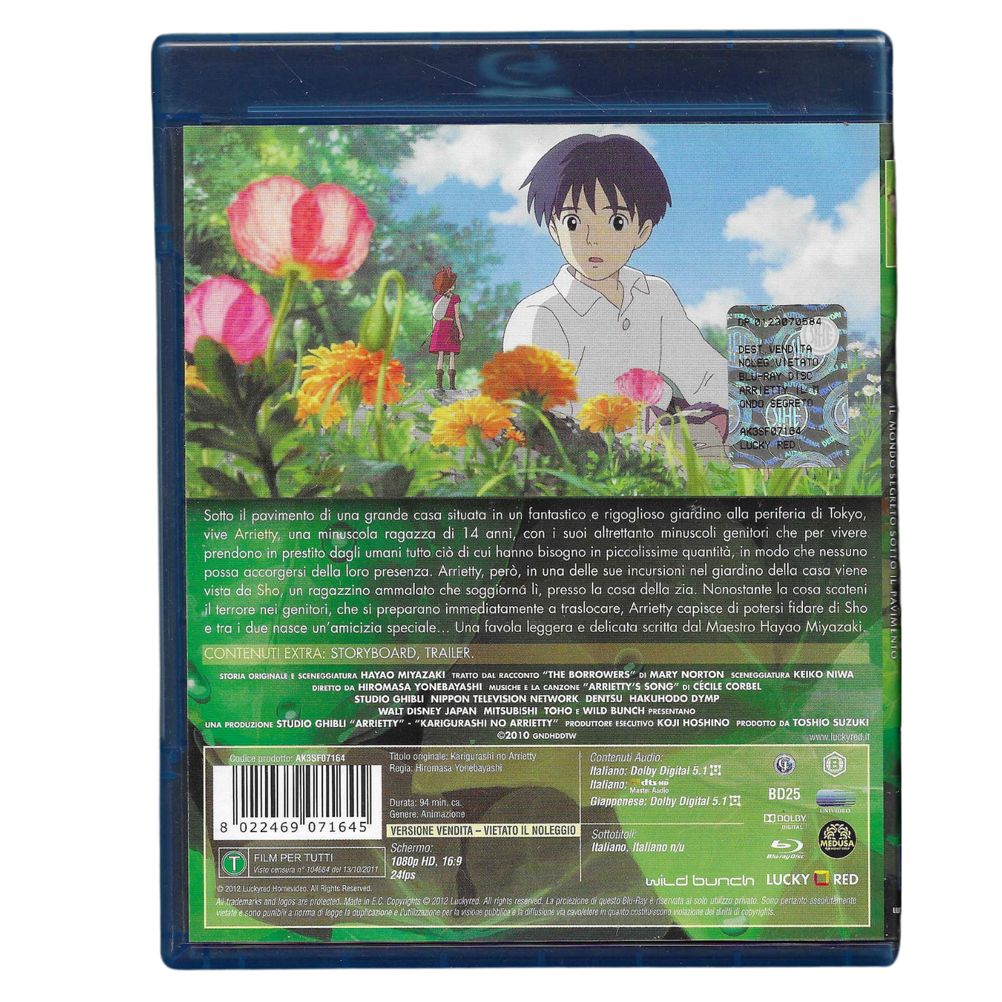 BLU-RAY ARRIETTY: IL MONDO SEGRETO SOTTO IL PAVIMENTO | OTTIME CONDIZIONI-TRD0178