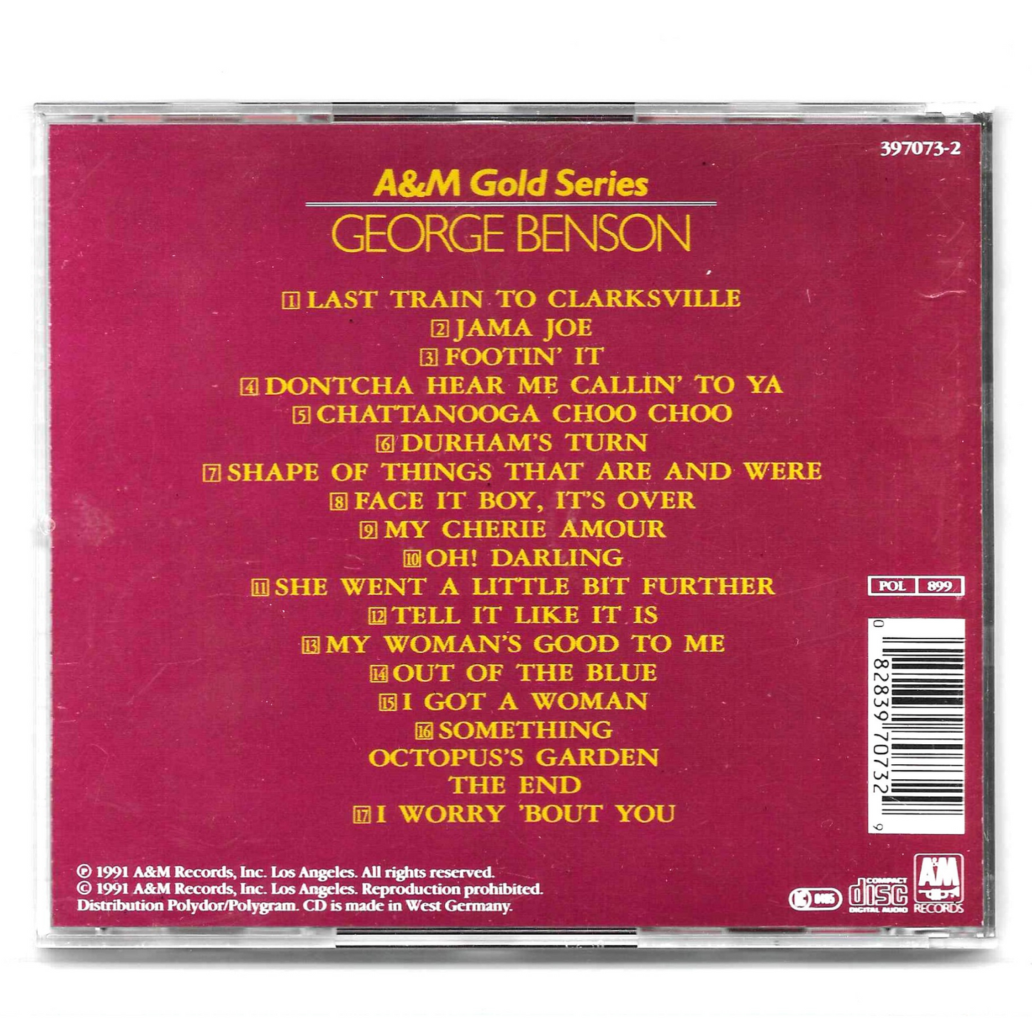 George Benson - A&M Gold Series | Best Of | COME NUOVO - TR0156