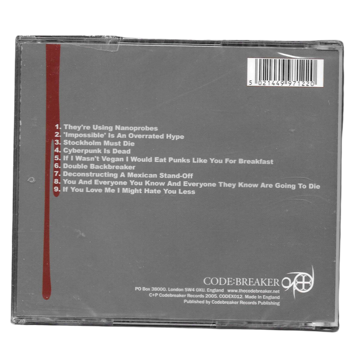 Borg 64 – They're Using Nanoprobes | CD ROCK-Hardcore | NUOVO-TR0274