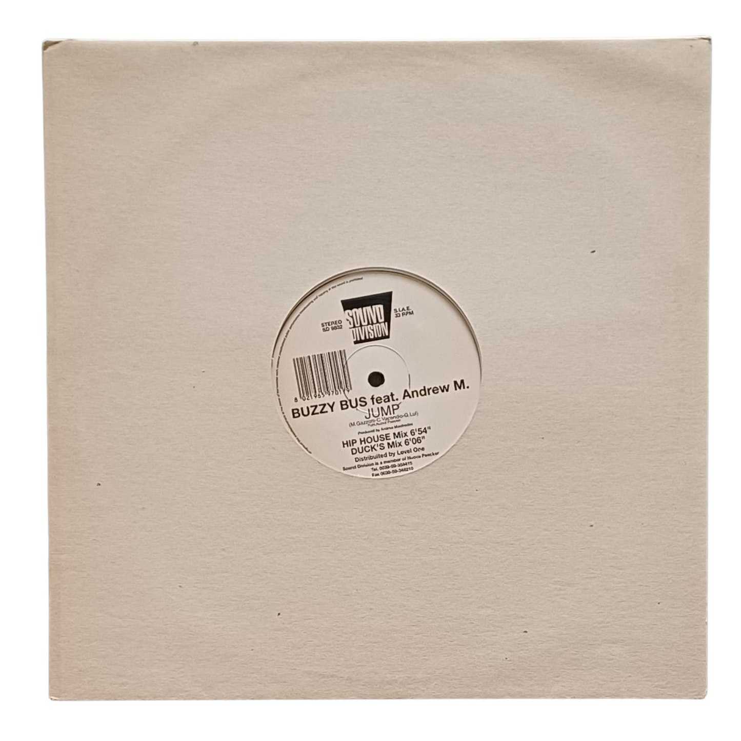 Buzzy Bus feat. Andrew M. – Jump | Vinile 12"| OTTIME CONDIZONI- TRV0010