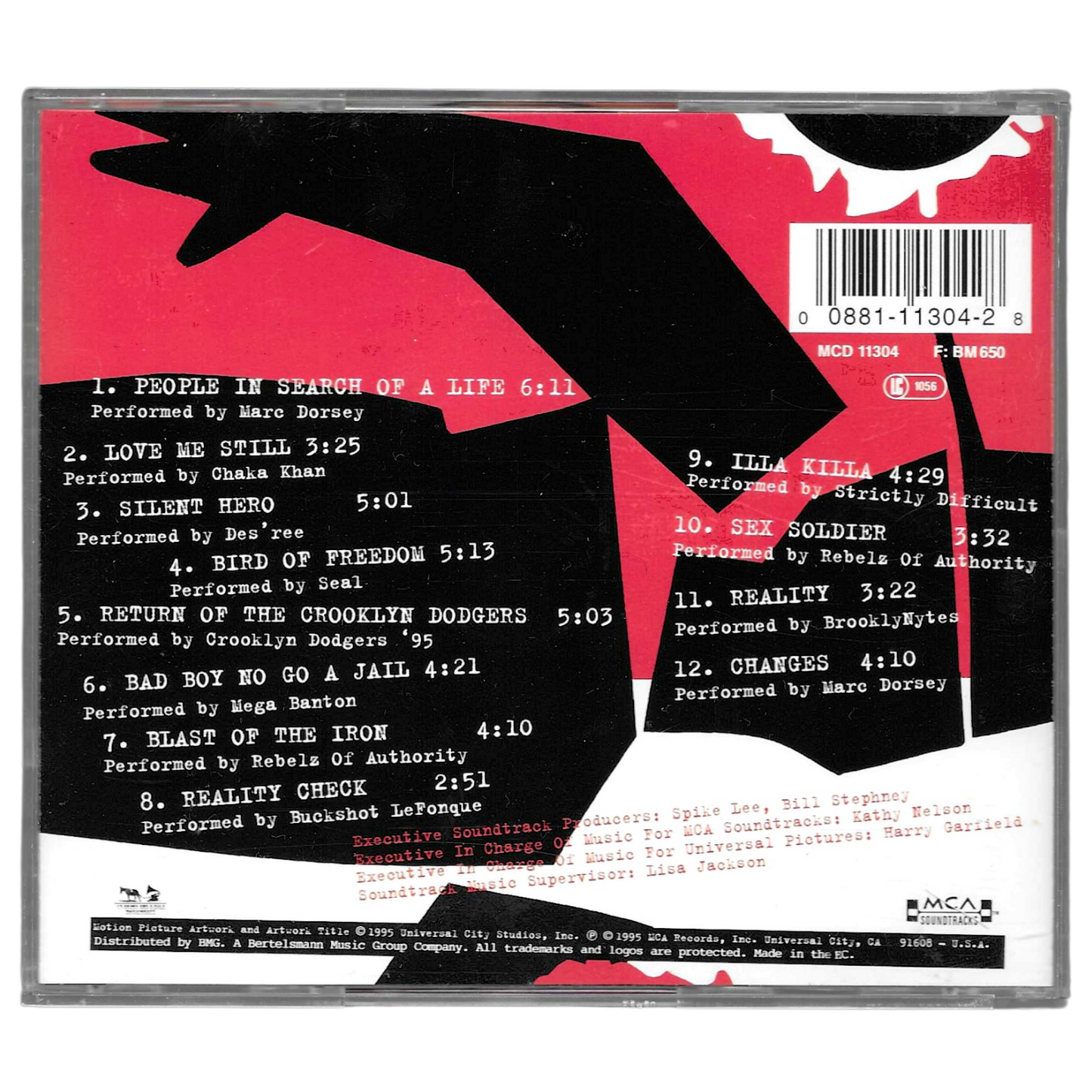 Clockers - Colonna Sonora Originale (1995) | CD in Ottime Condizioni TR0013