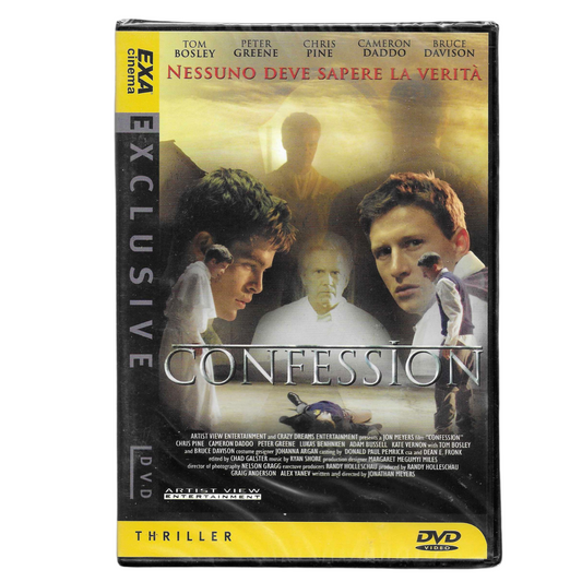 DVD Confession - Nessuno Deve Sapere la Verità – NUOVO - TR0141