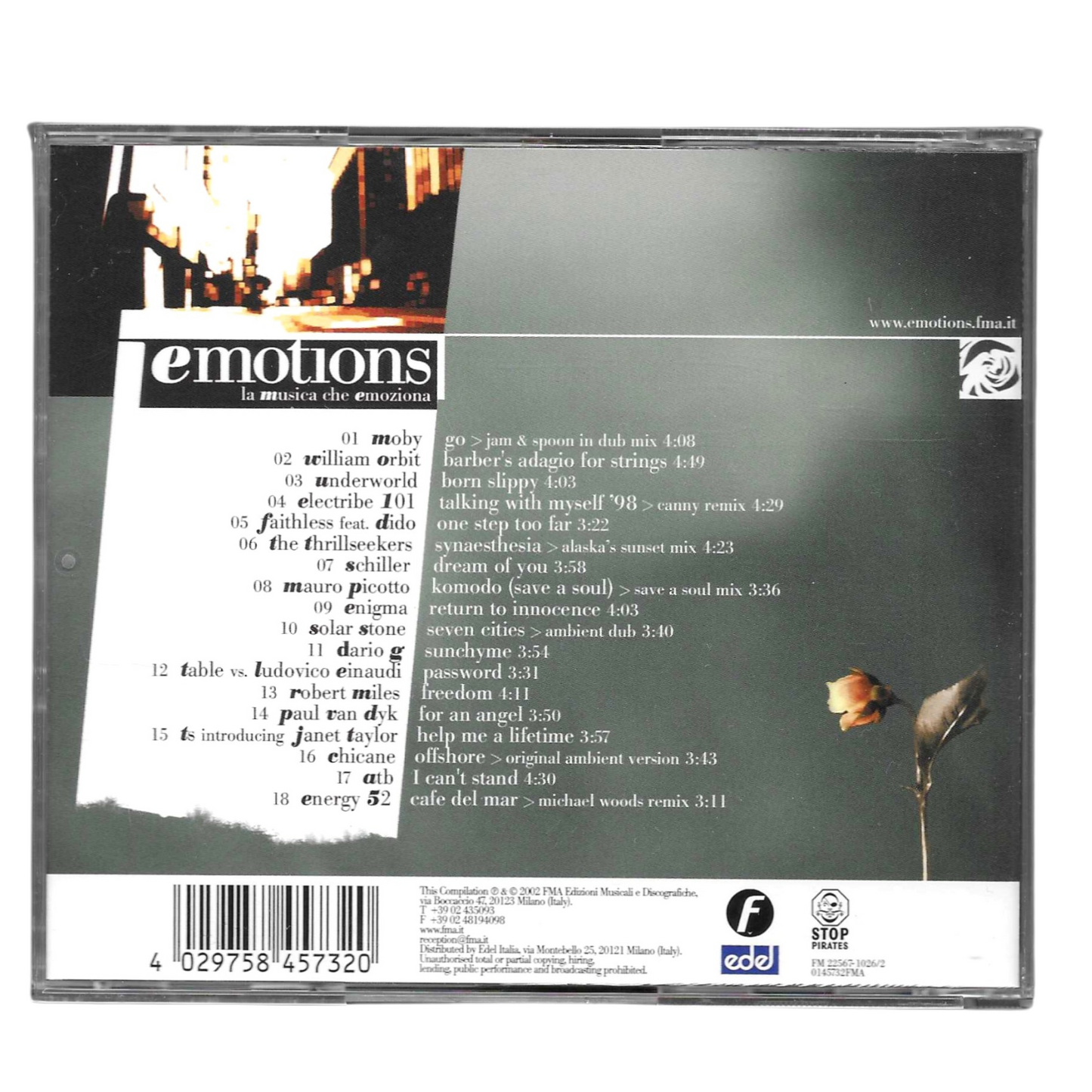 Emotions - La Musica Che Emoziona | CD Compilation Strumentale | COME NUOVO - TR0123