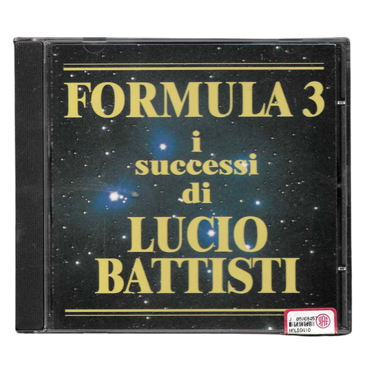 Formula 3 - I Successi di Lucio Battisti - CD Rock Pop Italiano - OTTIME CONDIZIONI - TR0098
