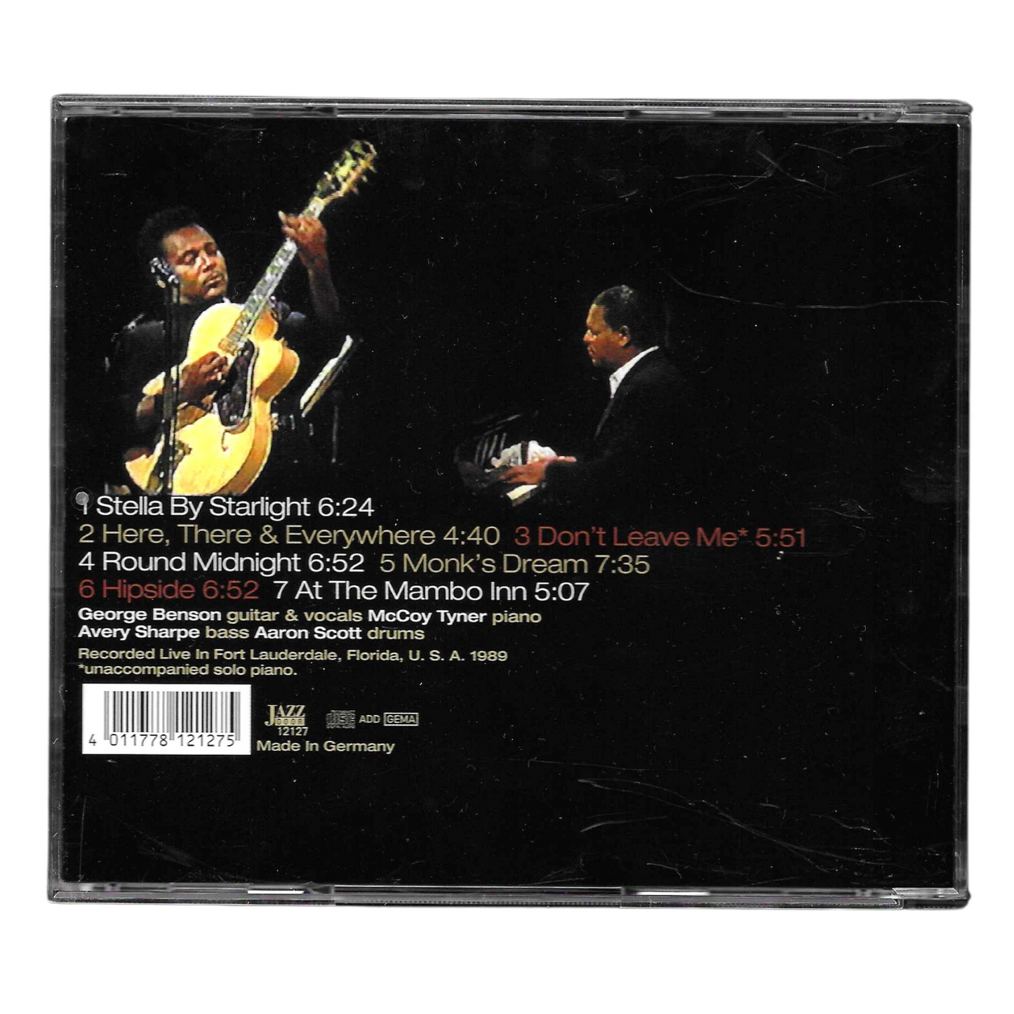 George Benson with The McCoy Tyner Trio - Round Midnight | CD Album | Ottime Condizioni - TR0148