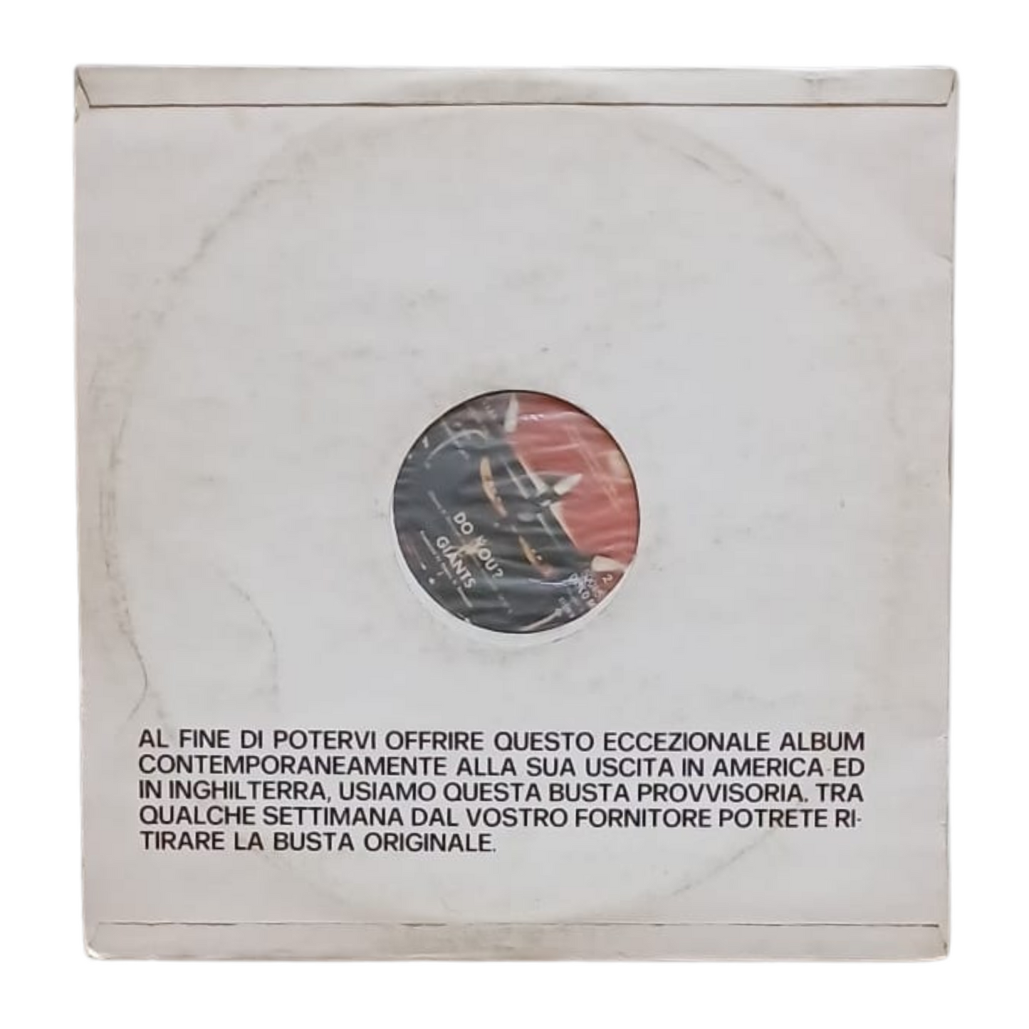 Giants – Backdoor - Man Do You? | Vinile 12" 45 Giri | BUONE CONDIZIONI-TRV0009