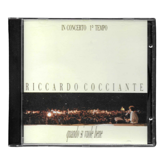 Riccardo Cocciante – In Concerto 1° Tempo | CD EDITORIALE | TR0192