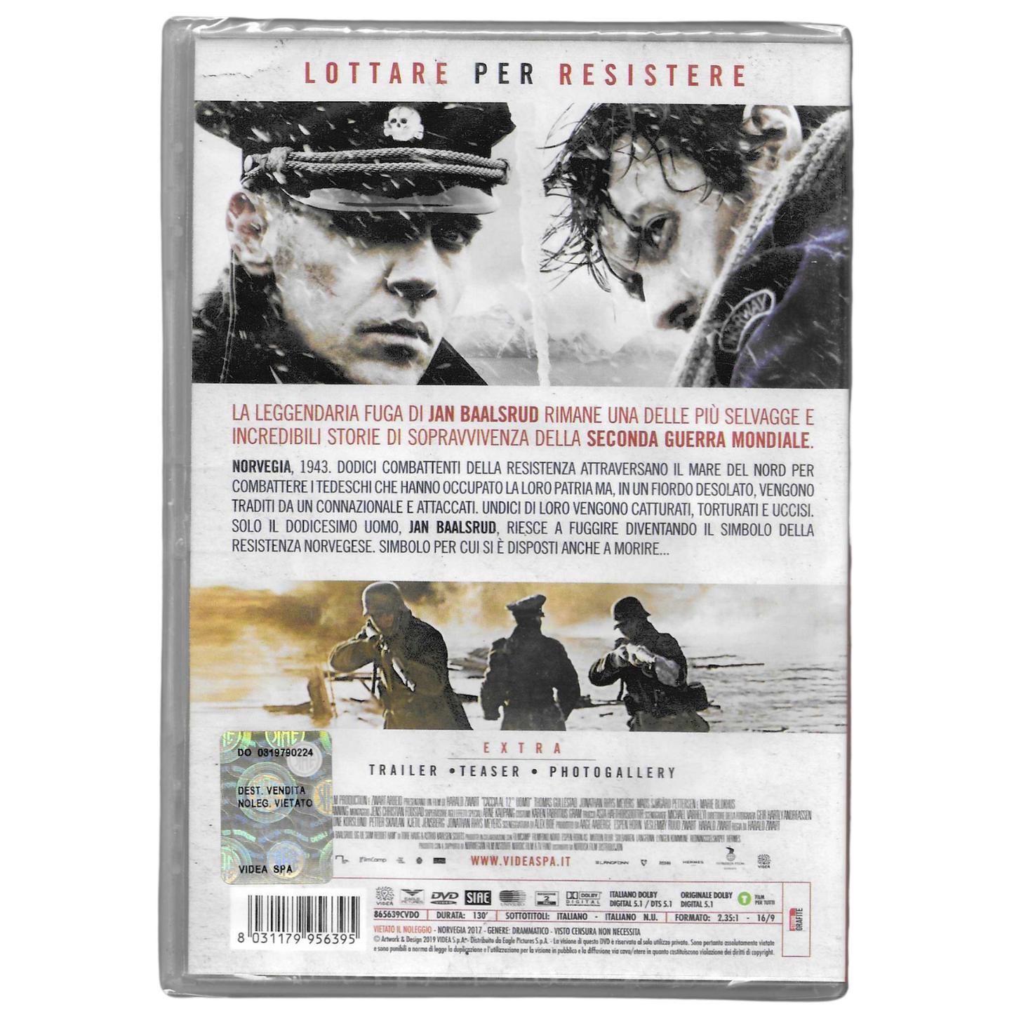 DVD "Caccia al 12° uomo" (2017) – Edizione Eagle Pictures - NUOVO - TRD0094