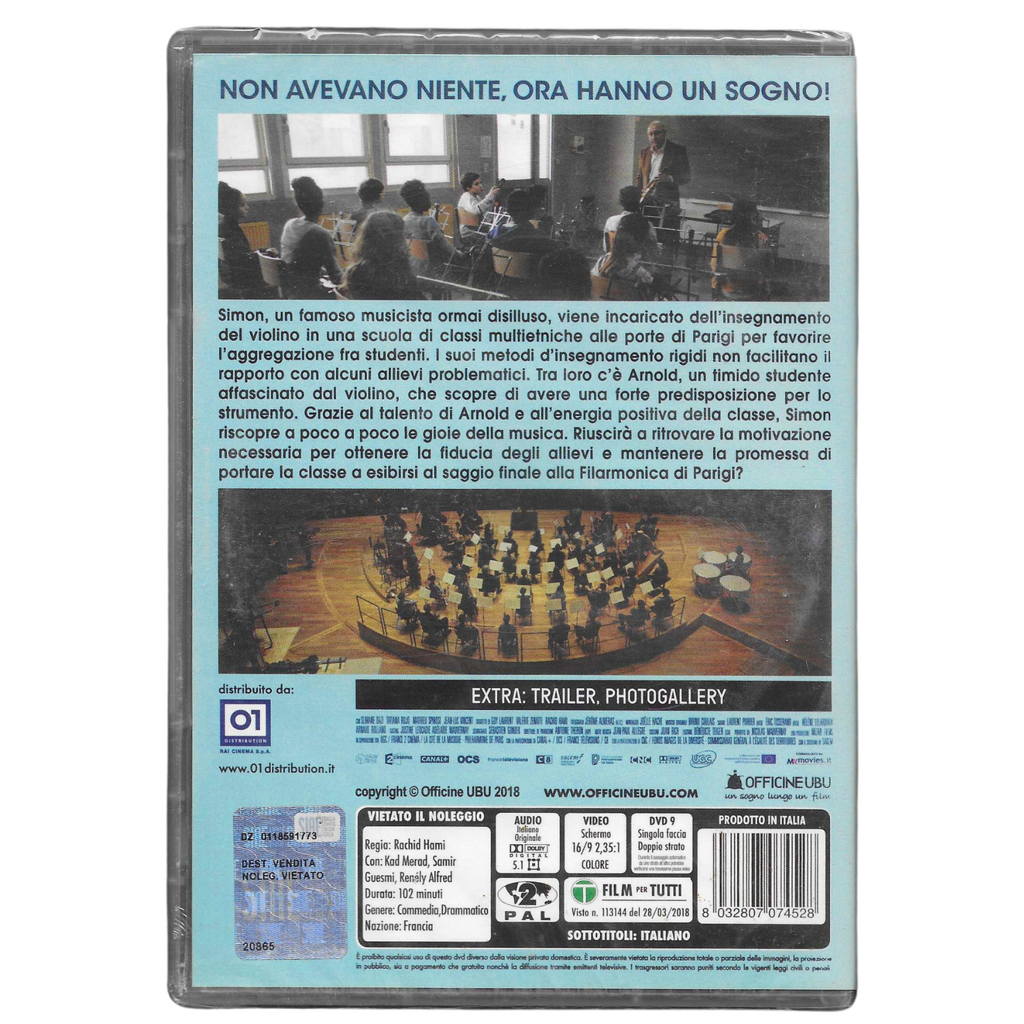 DVD "La Mélodie" (2018) – NUOVO - TRD0091