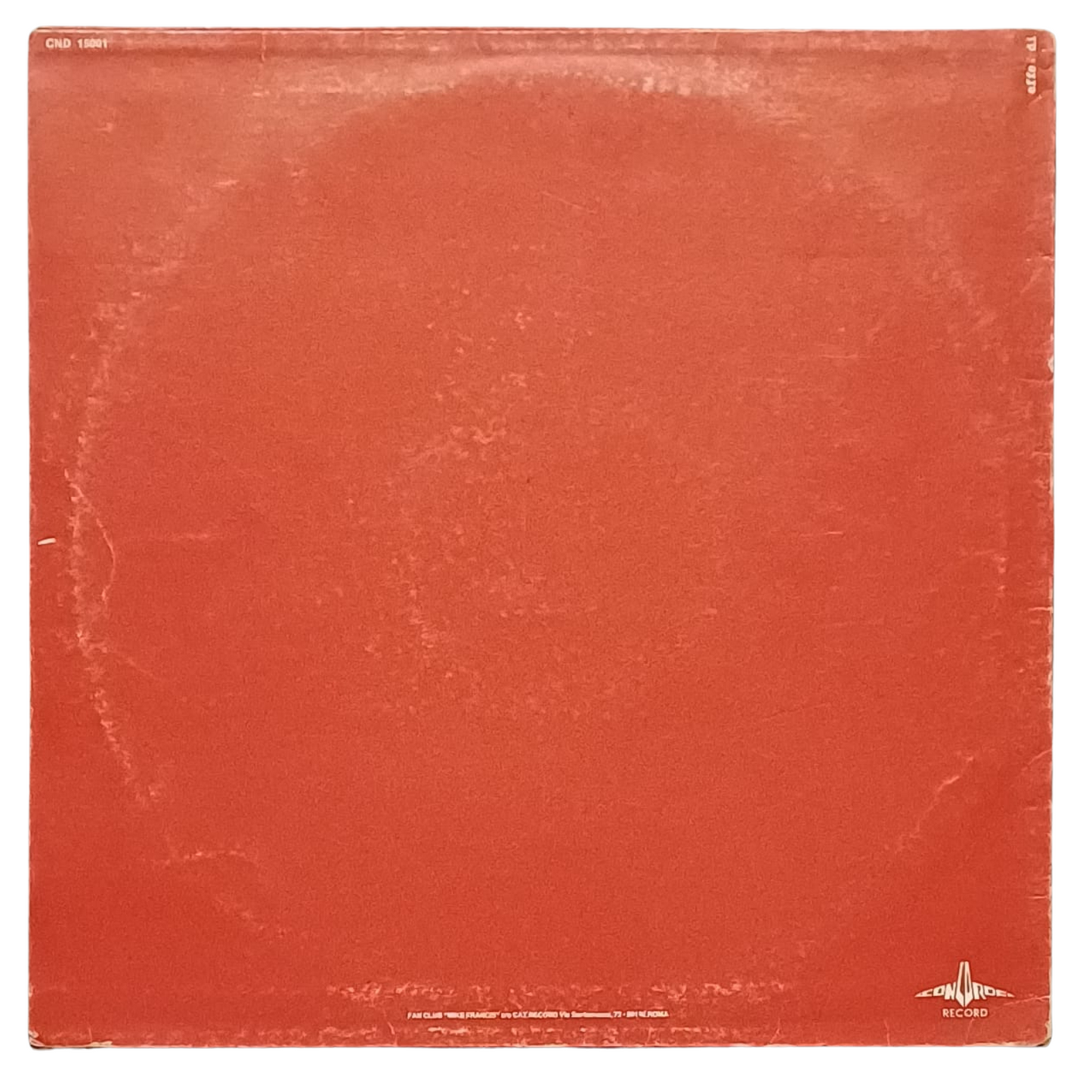 Mike Francis – Survivor | 12" Vinile – Concorde CND 15001 | (VG) TRV0126