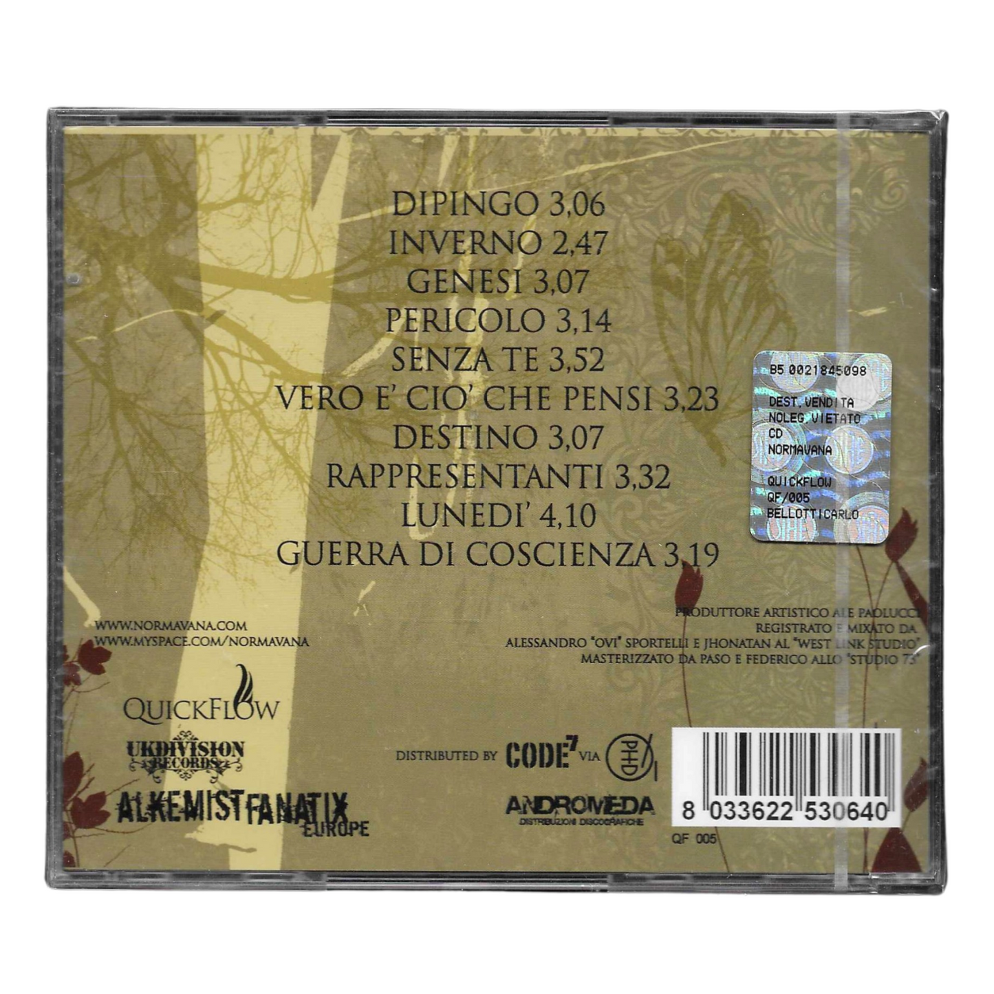 Normavana – Normavana | CD 2008 Quick Flow Records QF005 | NUOVO - TR0248