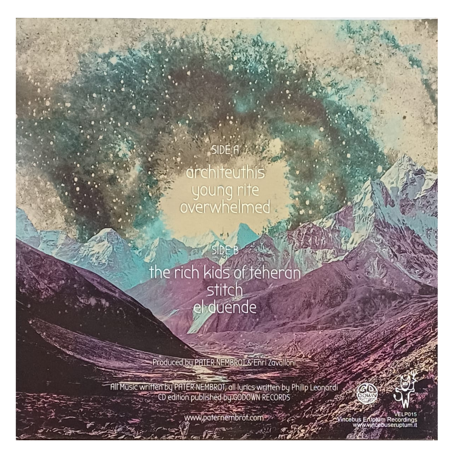 Pater Nembrot – Nusun | LP Limited Edition 64/100 BlueLight Translucent (M)TRV0095