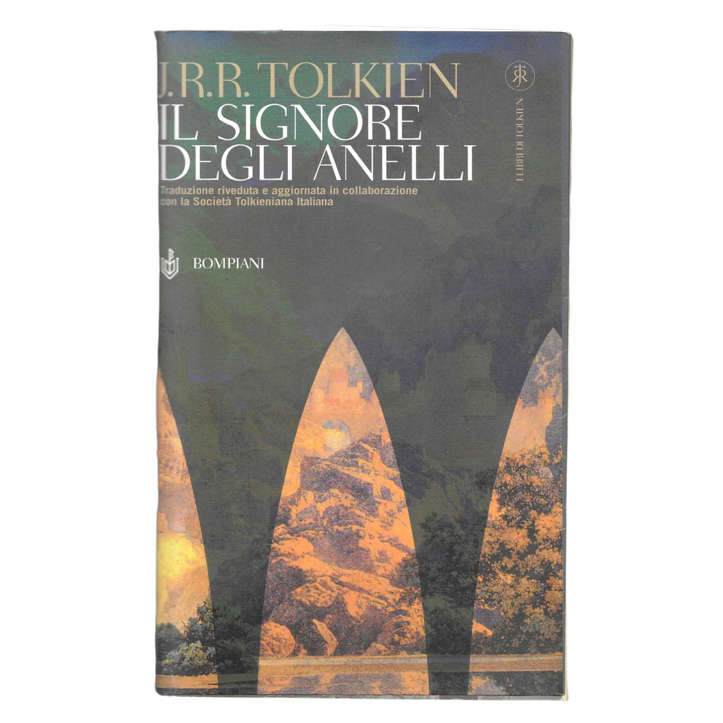 Il Signore degli Anelli | J.R.R. Tolkien| Fantasy, Edizione Bompiani, Con Mappa | BUONE CONDIZIONI-TRL0012