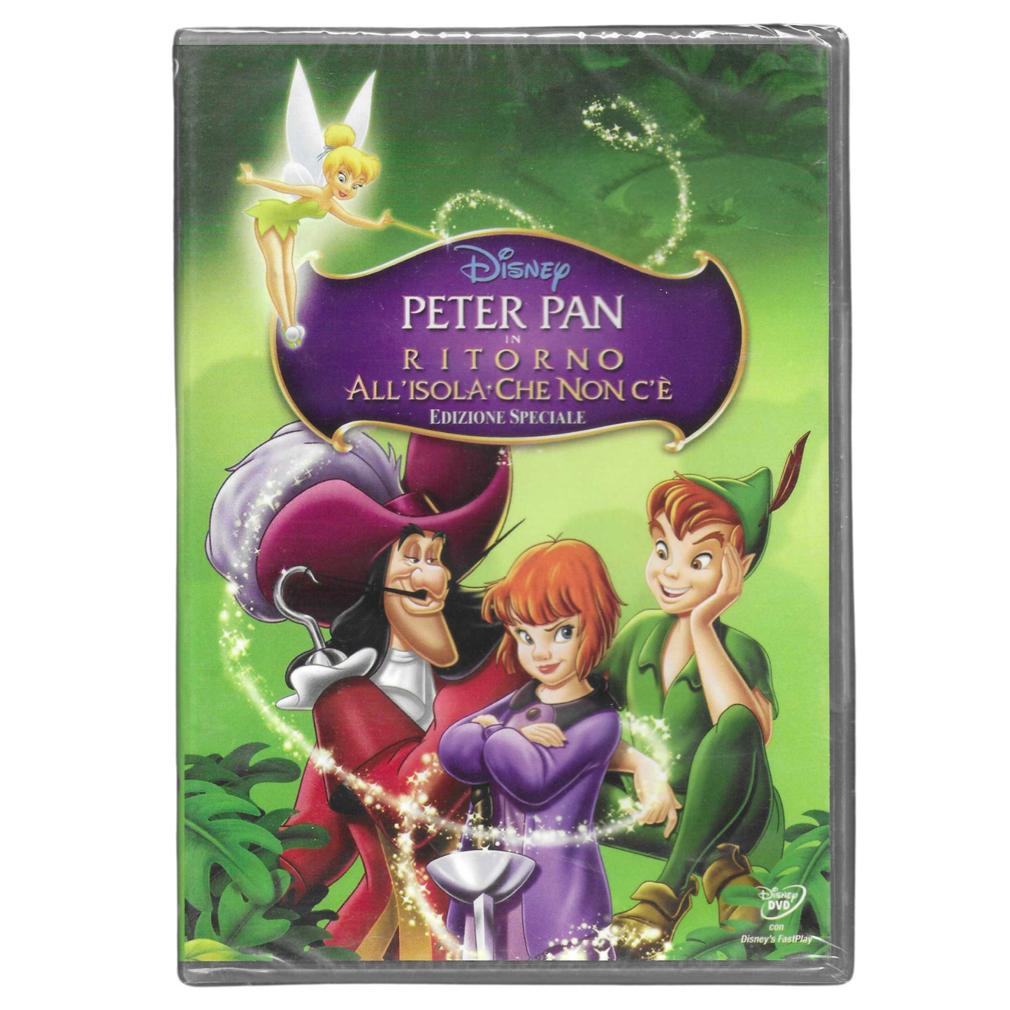 DVD Editoriale "Peter Pan - Ritorno all'Isola che non c'è - Edizione Speciale" Disney - NUOVO - TRD0044