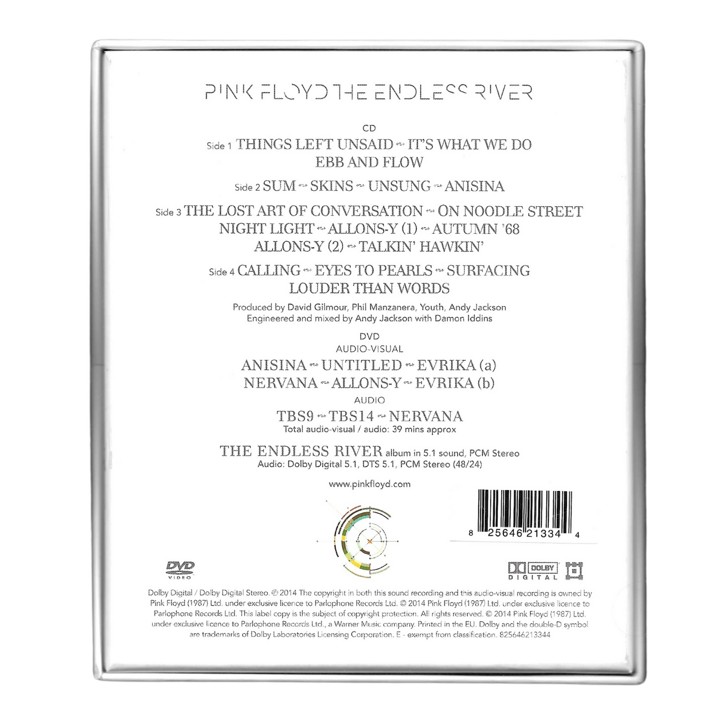Pink Floyd – The Endless River | CD + DVD | DELUXE EDITION - TR0169