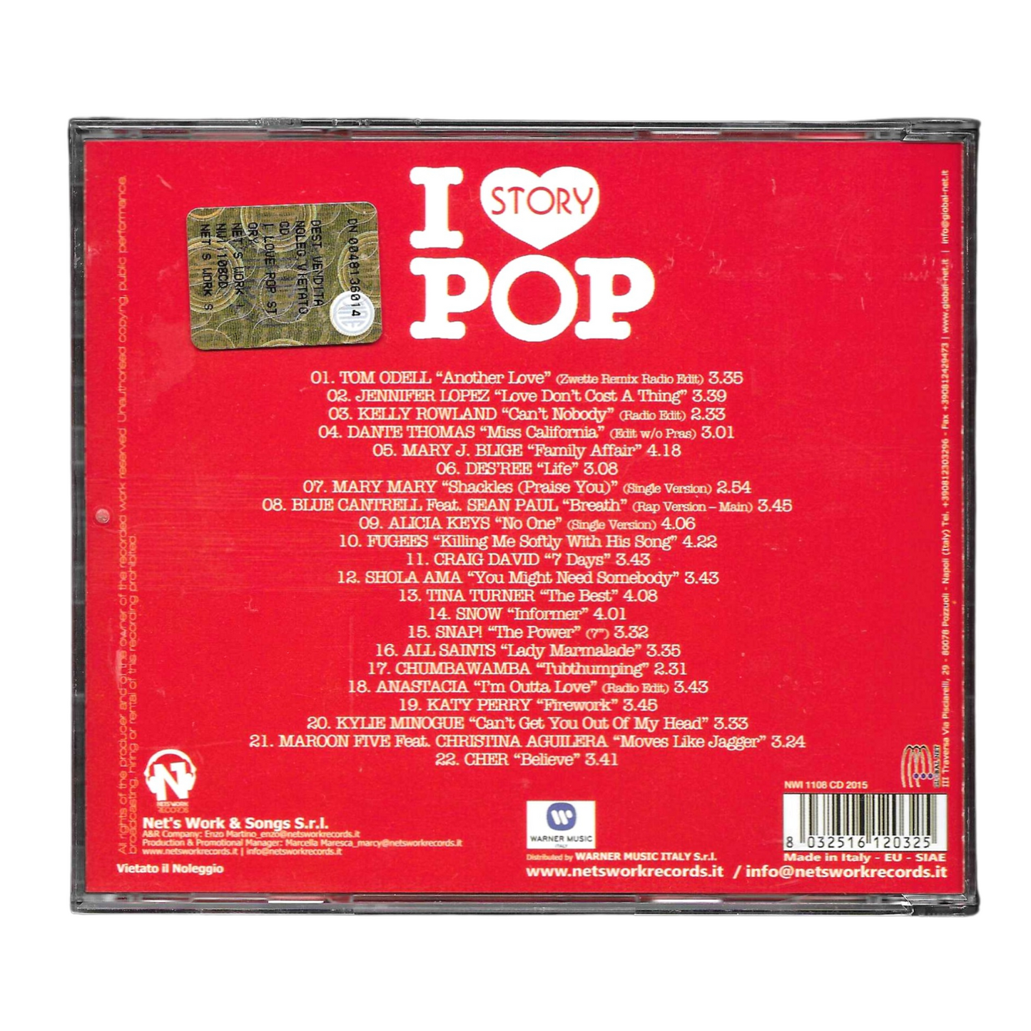 I Love Pop Story - Compilation CD (2015) | Pop - Rock | COME NUOVO - TR0062