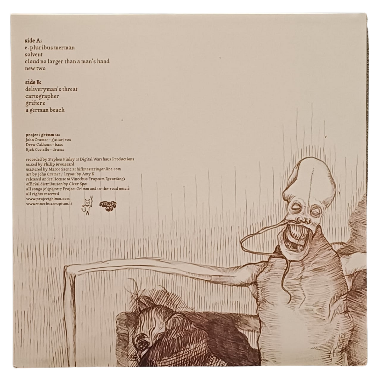 Project Grim – The Crass Menagerie|LP Rosso Edizione Speciale–VELP016|(M)TRV0086