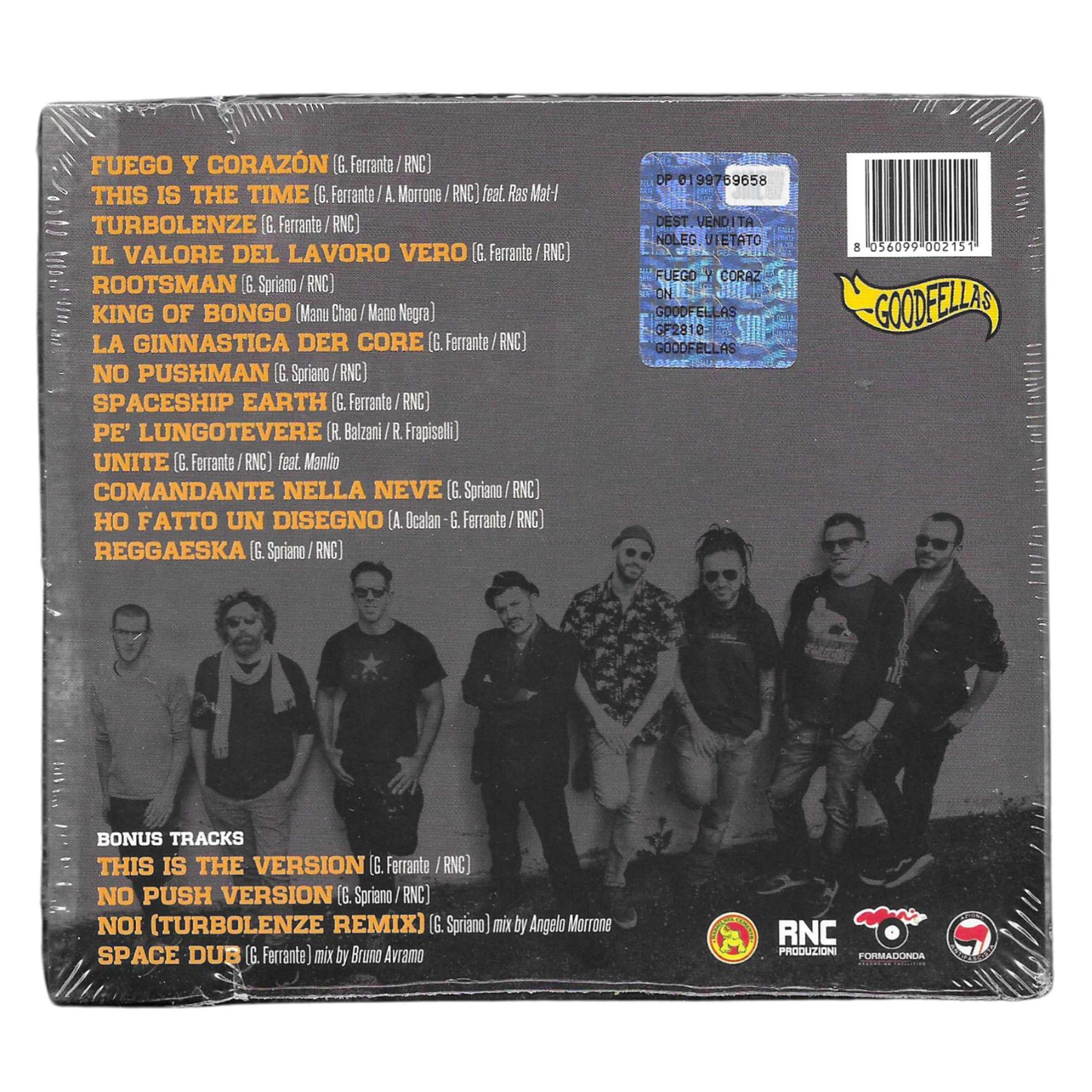 Radici Nel Cemento – Fuego Y Corazón | CD Digipak Reggae Italia | NUOVO-TR0273