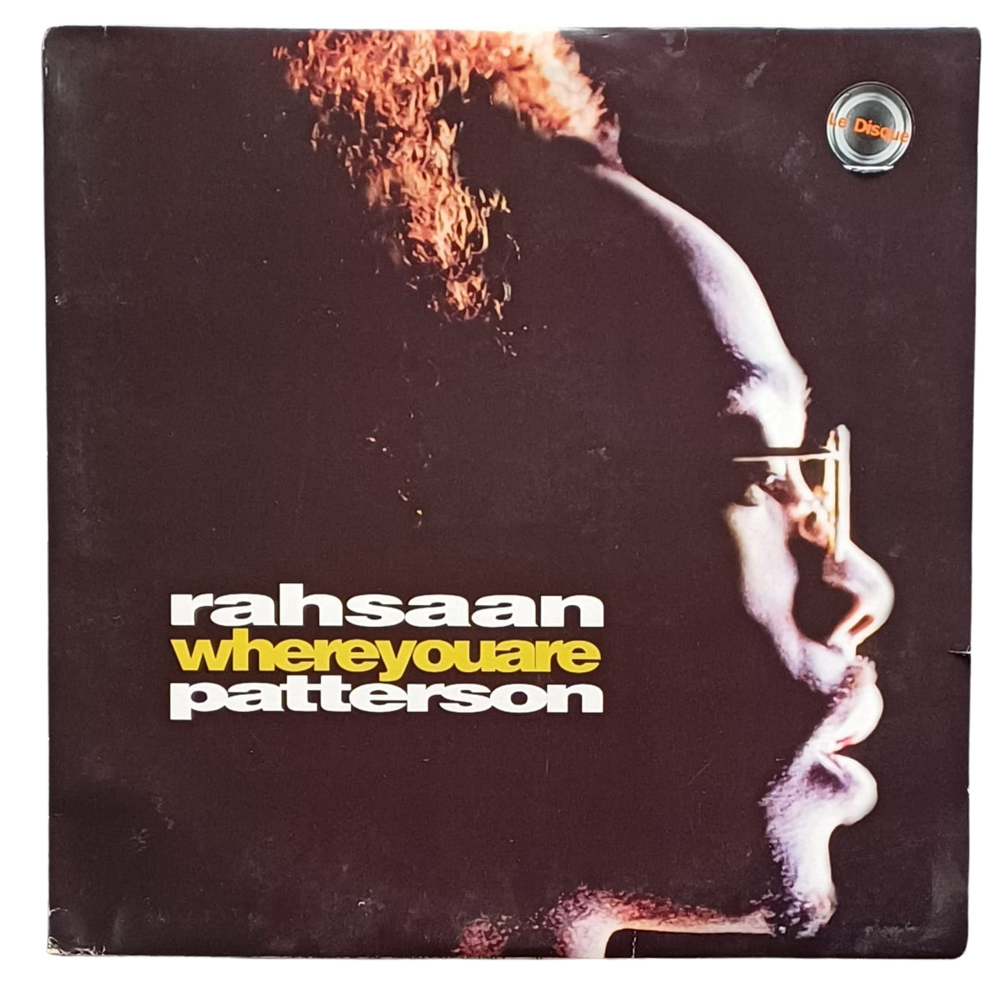 Rahsaan Patterson – Where You Are | Vinile 12" | BUONE CONDIZIONI - TRV0012