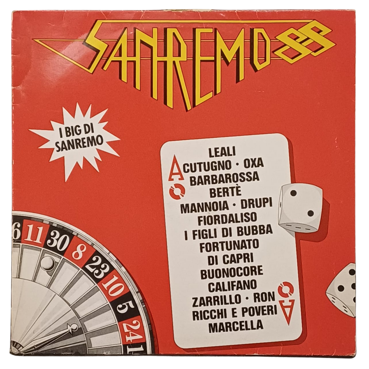 Various – Sanremo 88 (I Big Di Sanremo) | LP – CBS 460871 1 | (VG+) TRV0130