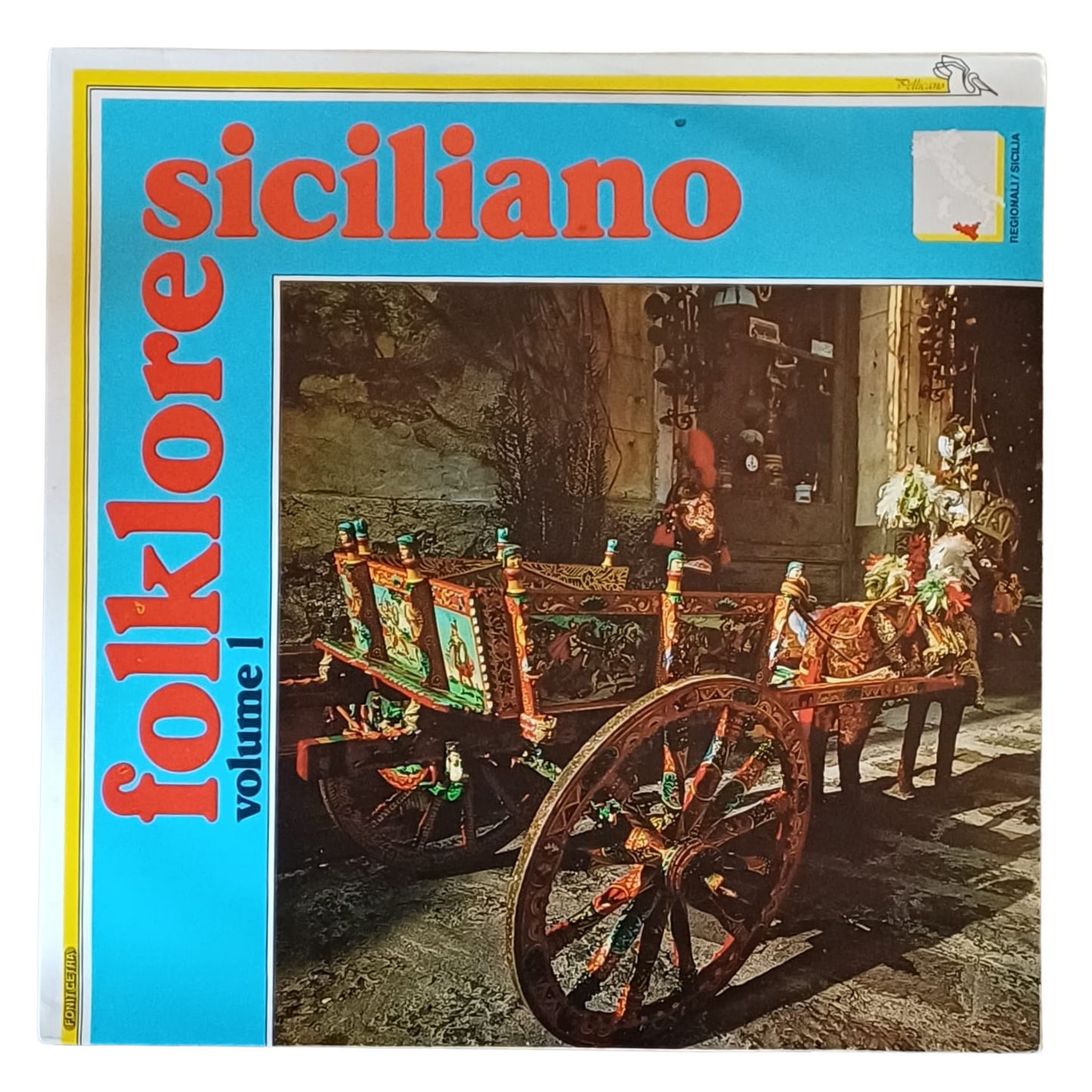 Folklore Siciliano Volume 1 | LP – Fonit Cetra PL 493 | (M) COME NUOVO - TRV0070