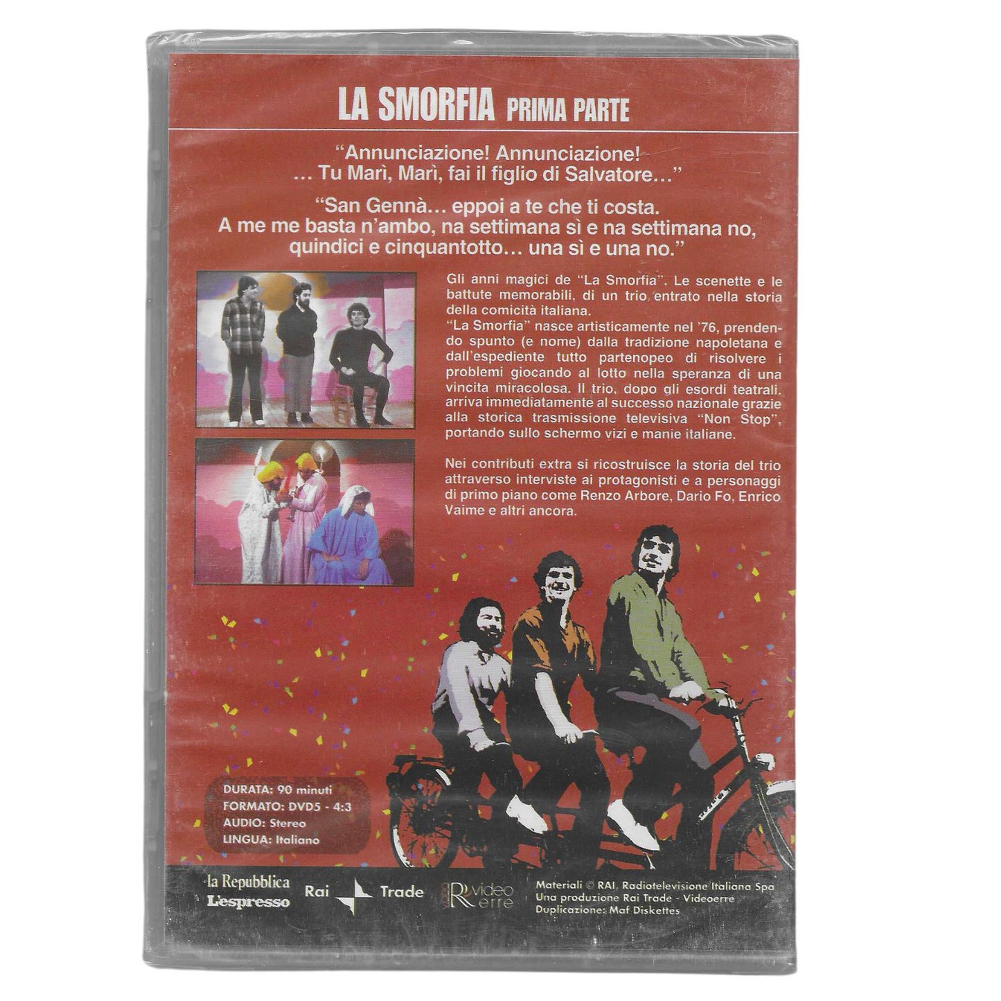 DVD Editoriale "La Smorfia – Prima Parte" – NUOVO - TRD0116