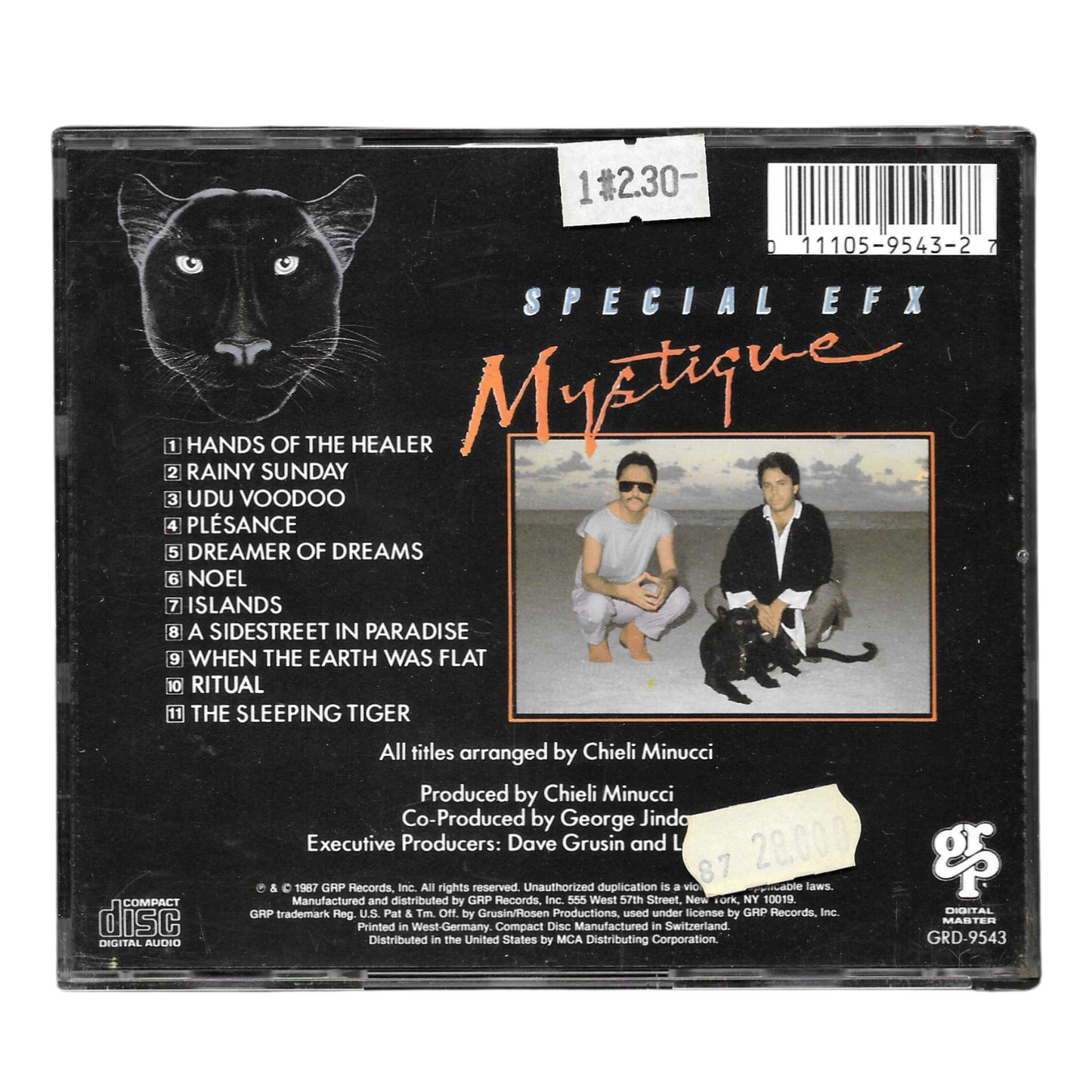 Special EFX – Mystique | CD Album 1987 GRP | OTTIME CONDIZIONI - TR0240