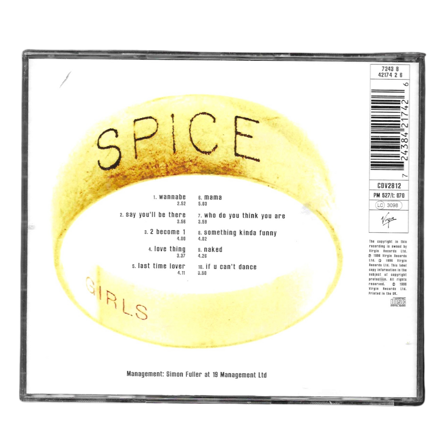 Spice Girls – Spice | CD Album 1996 Virgin | OTTIME CONDIZIONI - TR0242