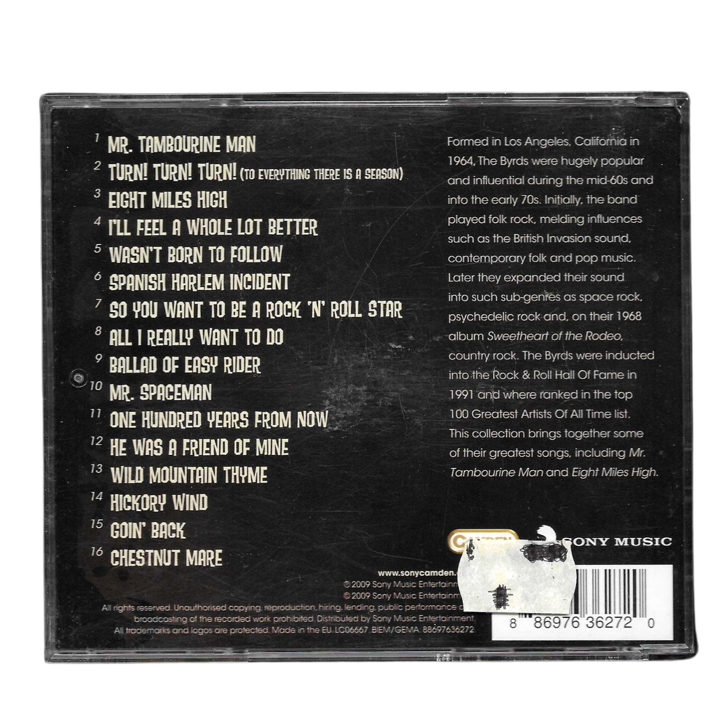 The Byrds – Eight Miles High:The Best Of The Byrds (CD) |BUONE CONDIZIONI-TR0180