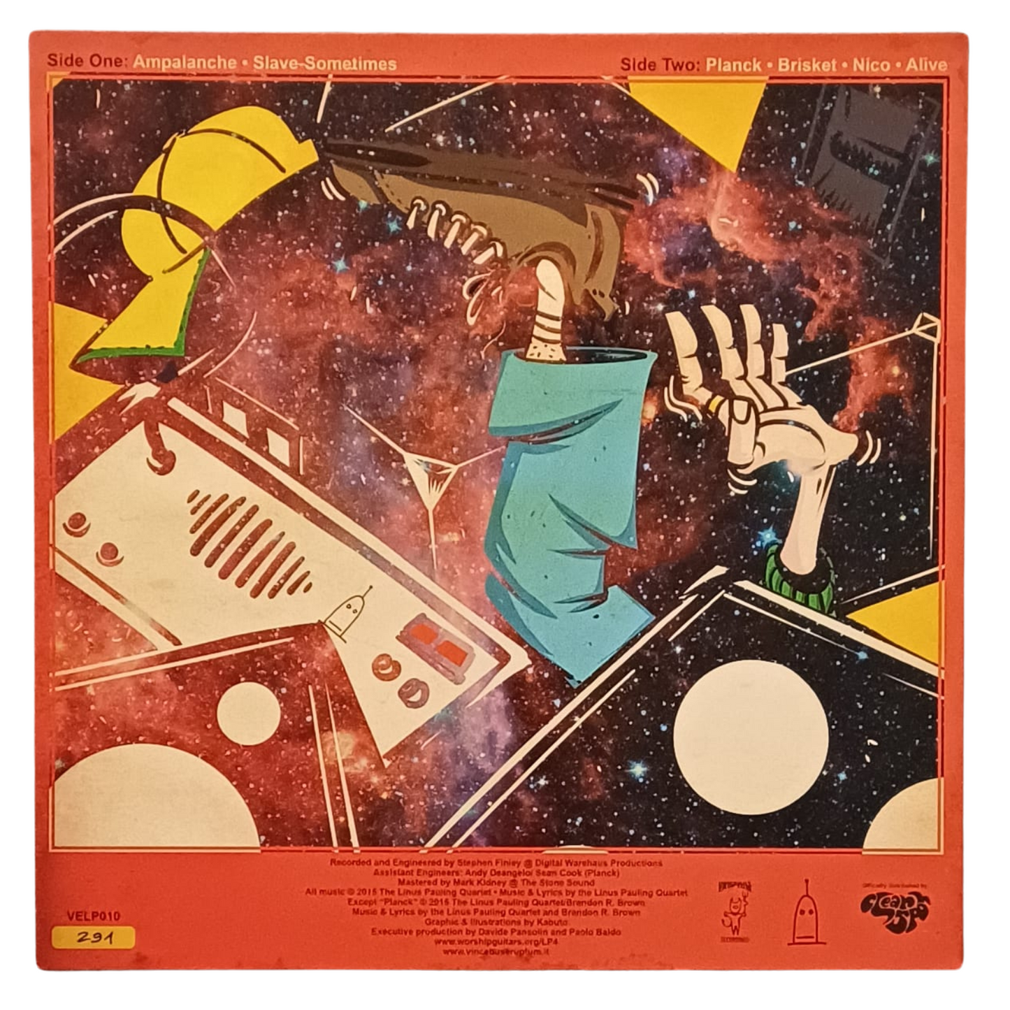 The Linus Pauling Quartet – Ampalanche | LP Rosso - Numero 291/300 | (M) TRV0113