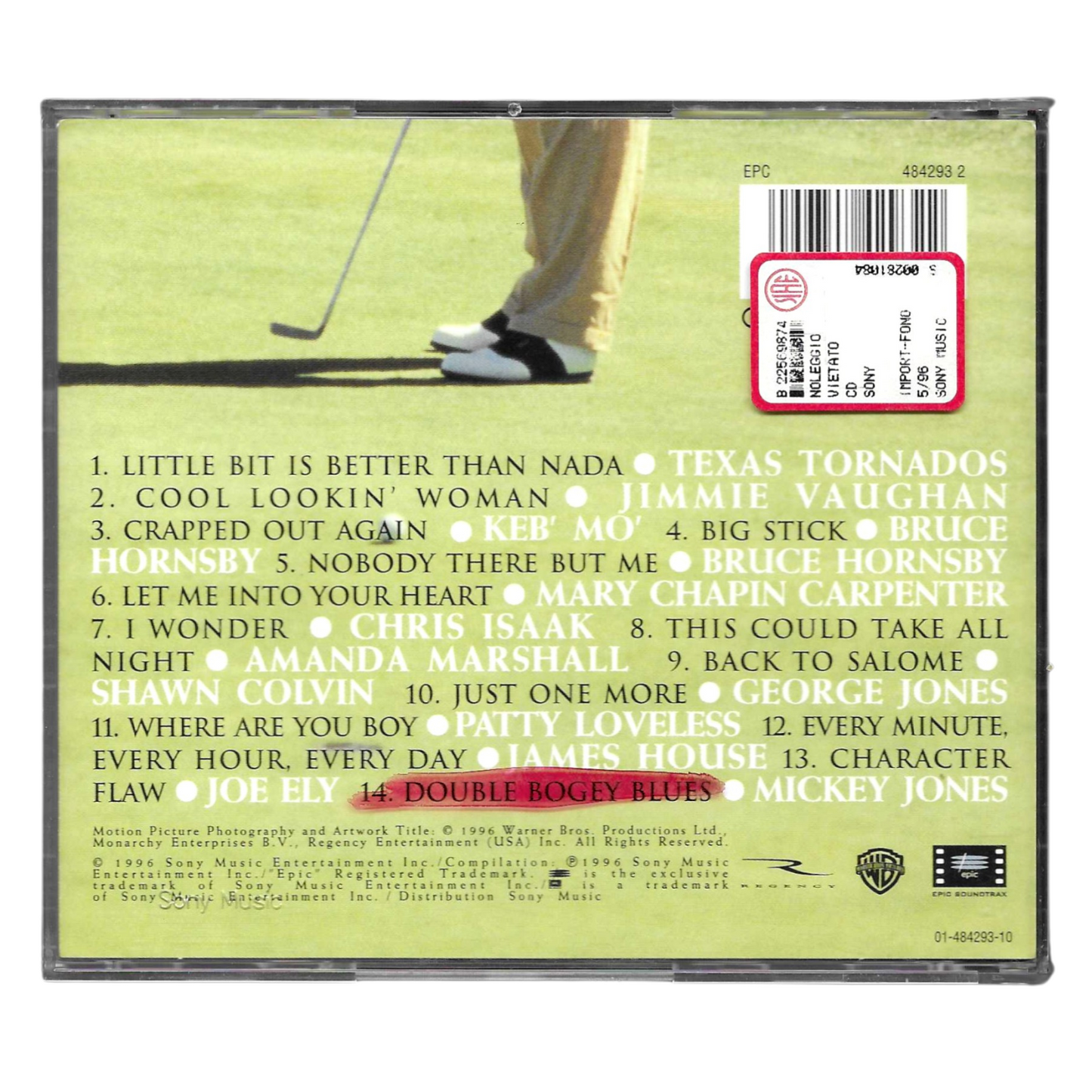 Tin Cup - Colonna Sonora Originale | CD 1996 | Come Nuovo TR0028