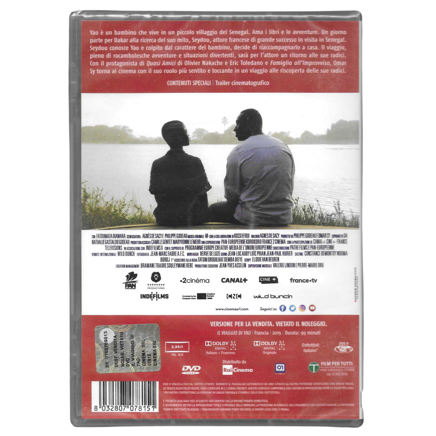 DVD Il Viaggio di Yao (2018) - Edizione Cinema - NUOVO - TRD0012
